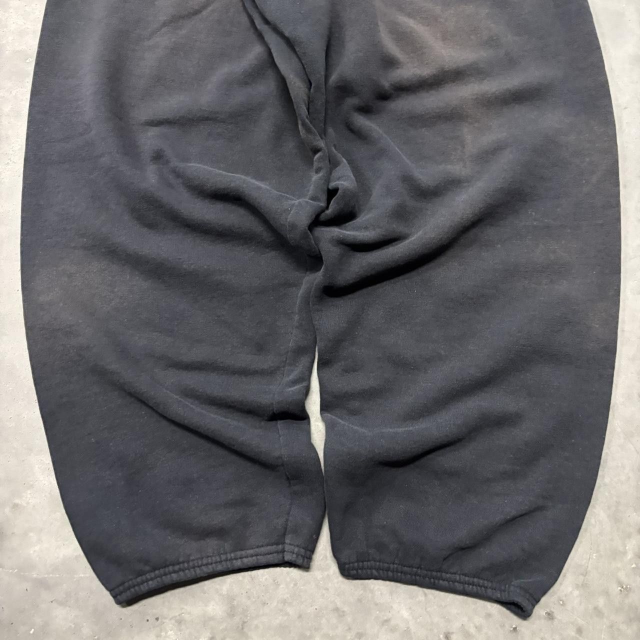 Japanese Brand × Vintage Crazy Vintage 90s Faded Black Skater Essential Sweatpants! Size US 30 / EU 46 - 5 Thumbnail