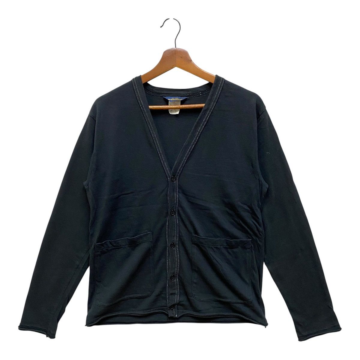 Woolrich Woolen Mills Vintage Woolrich Black Cardigan Light Cotton Size M Size M / US 6-8 / IT 42-44 - 5 Thumbnail