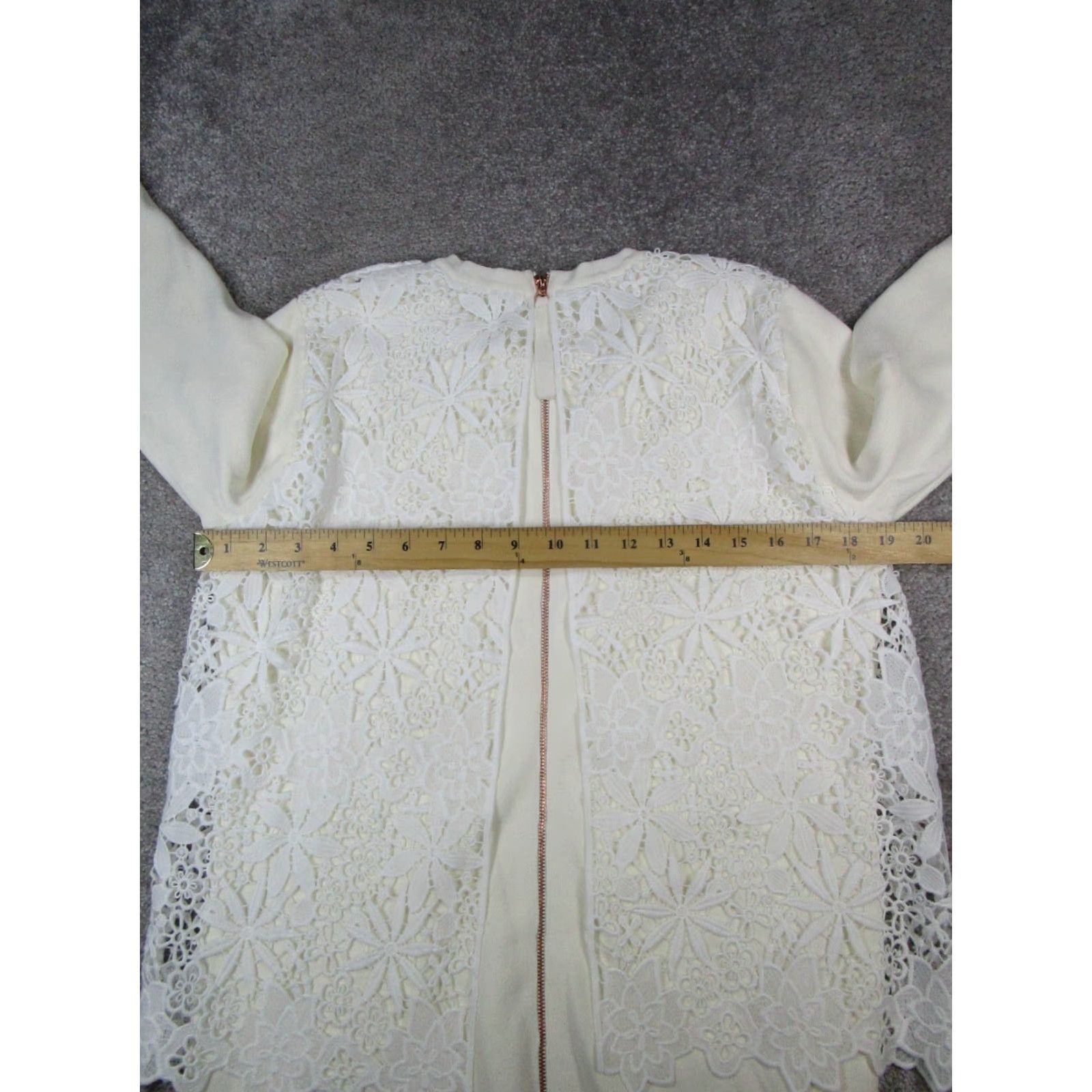 Vintage Bruce Oldfield Jacket Womens 12 Beige Floral Embroidered Bomber Jacket" Size XL / US 12-14 / IT 48-50 - 5 Thumbnail