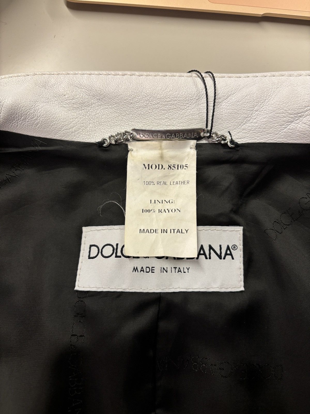 Dolce & Gabbana Dolce & Gabbana Moto Leather Jacket Size L / US 10 / IT 46 - 9 Thumbnail