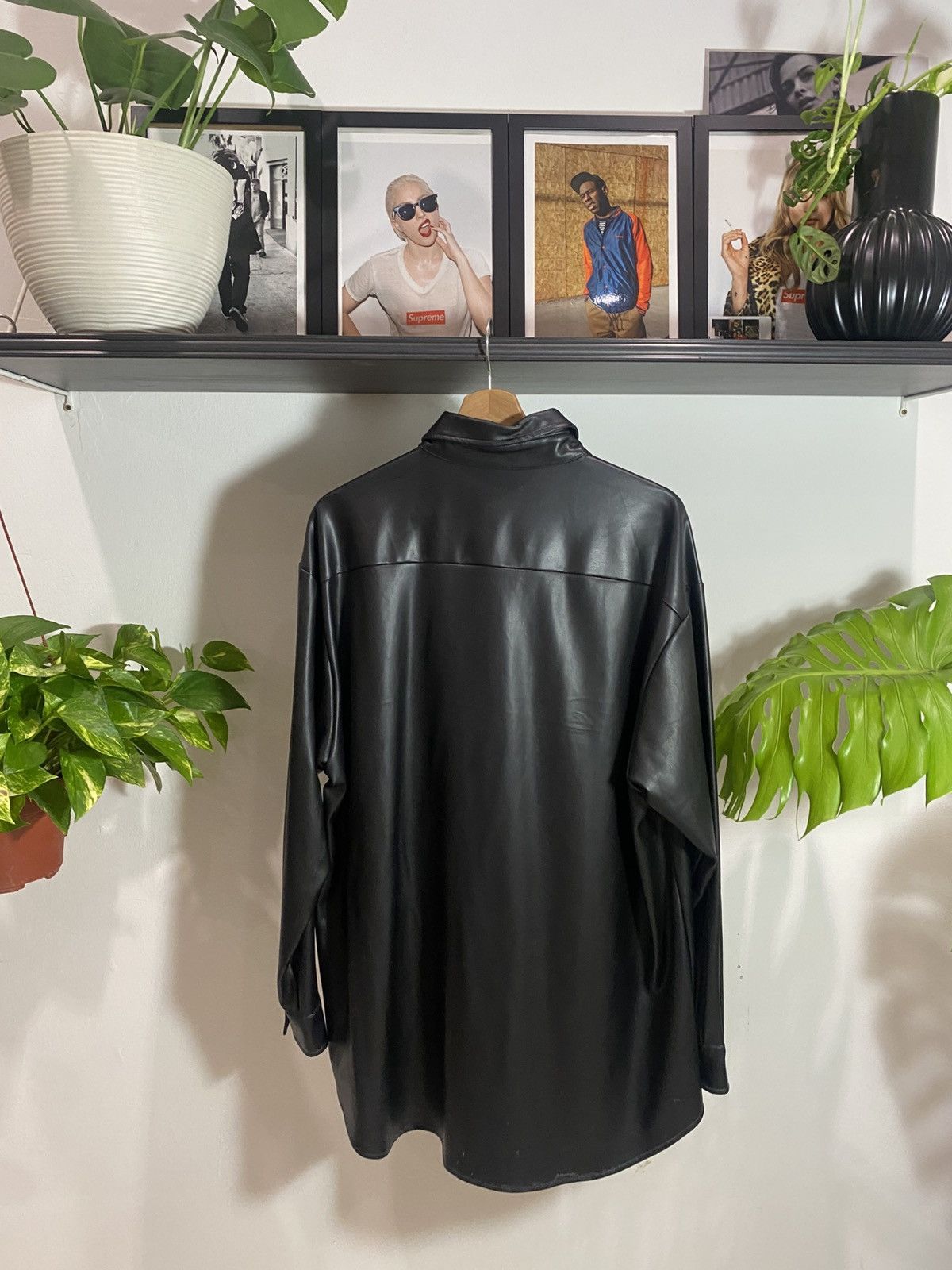 GU Vtg GU Leather Flannel Size US XL / EU 56 / 4 - 3 Thumbnail
