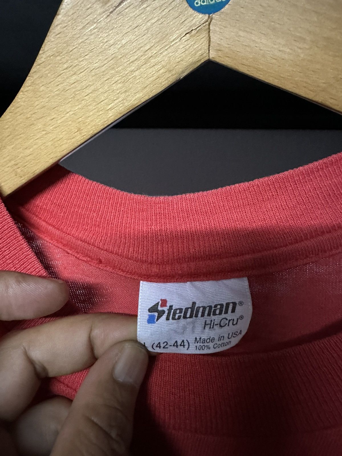 Harley Davidson Vintage 80s Harley Davidson Born Pocket By Stedman Tee Size US L / EU 52-54 / 3 - 8 Thumbnail