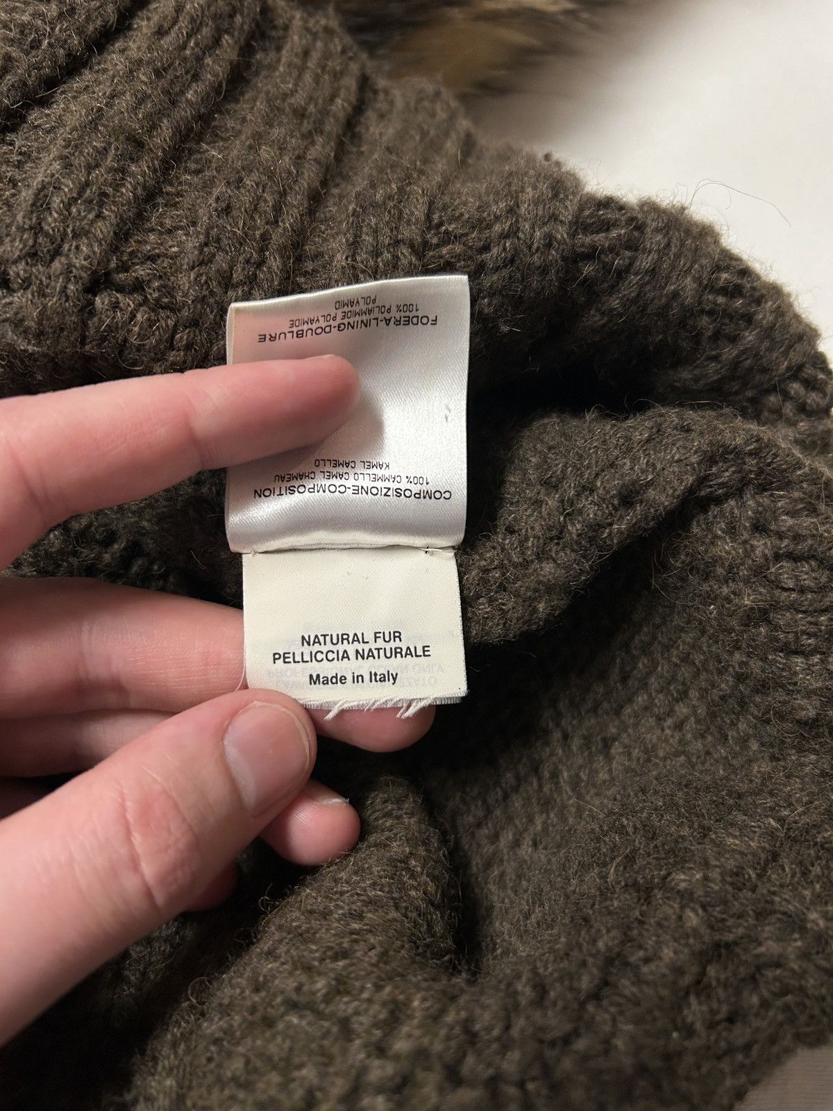 Gucci FW2007 Raccoon Fur Camel Knit Parka Size US S / EU 44-46 / 1 - 13 Thumbnail