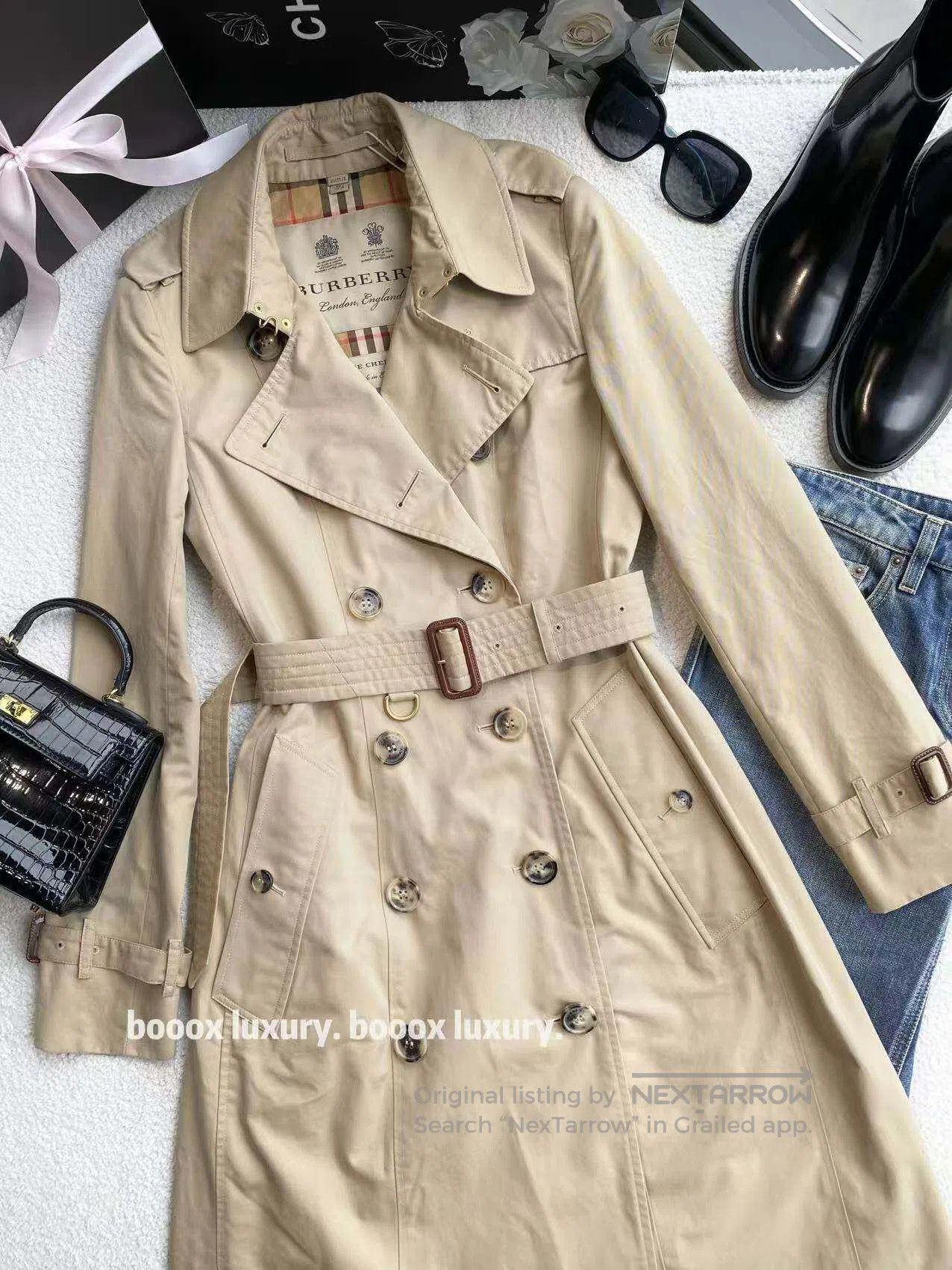 Burberry Burberry Double crown Chelsea trench coat| Size XS / US 0-2 / IT 36-38 - 1 Thumbnail