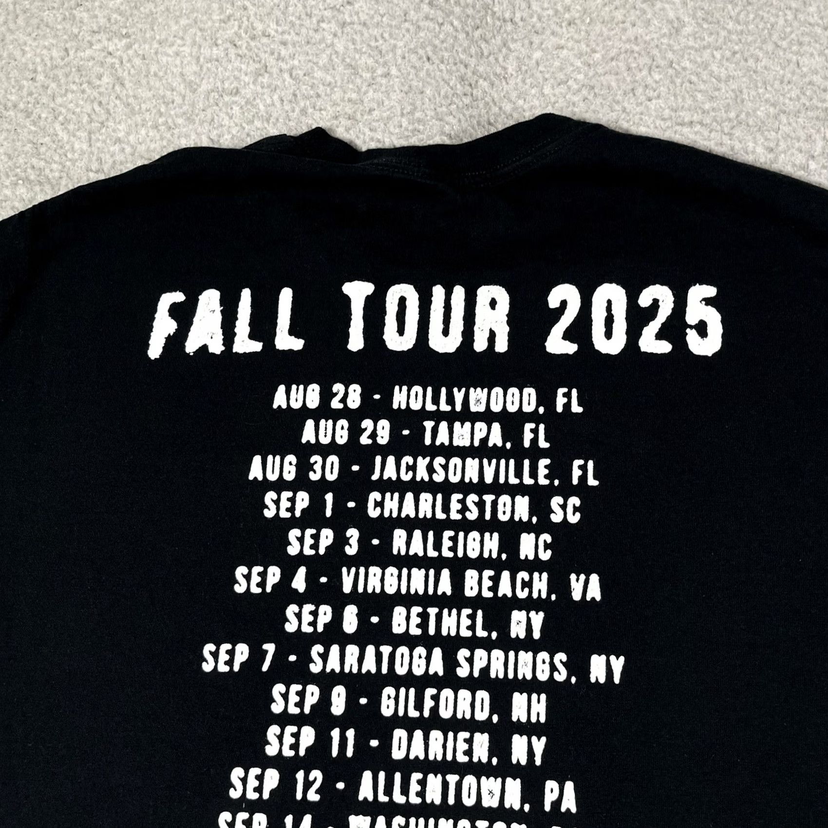 Vintage Alkaline Trio Shirt Mens M Band Rock Emo Punk 2025 Tour Concert Merch Graphic Print Crew Neck Short Sleeve Black Cotton 2020-2029 Men T-Shirt Size US M / EU 48-50 / 2 - 4 Thumbnail