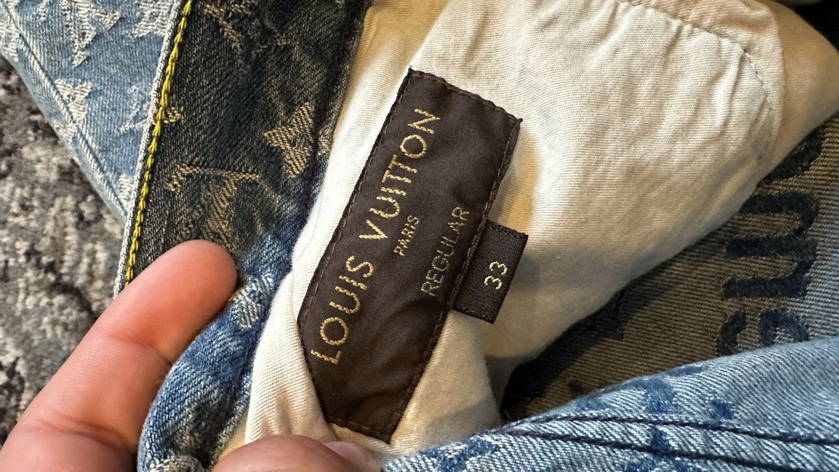 Louis Vuitton × Supreme Louis Vuitton x Supreme Jacquard Denim Jeans Size 33 Size US 33 - 6 Thumbnail