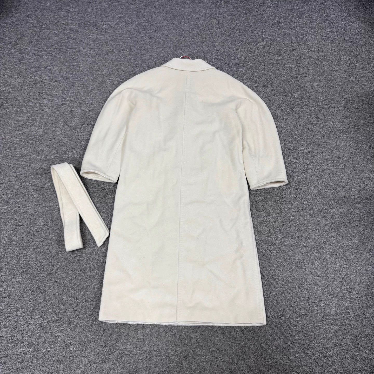Max Mara MaxMara 101801 Cashmere Oversized DB Ivory 34 Coat Size XS / US 0-2 / IT 36-38 - 2 Thumbnail