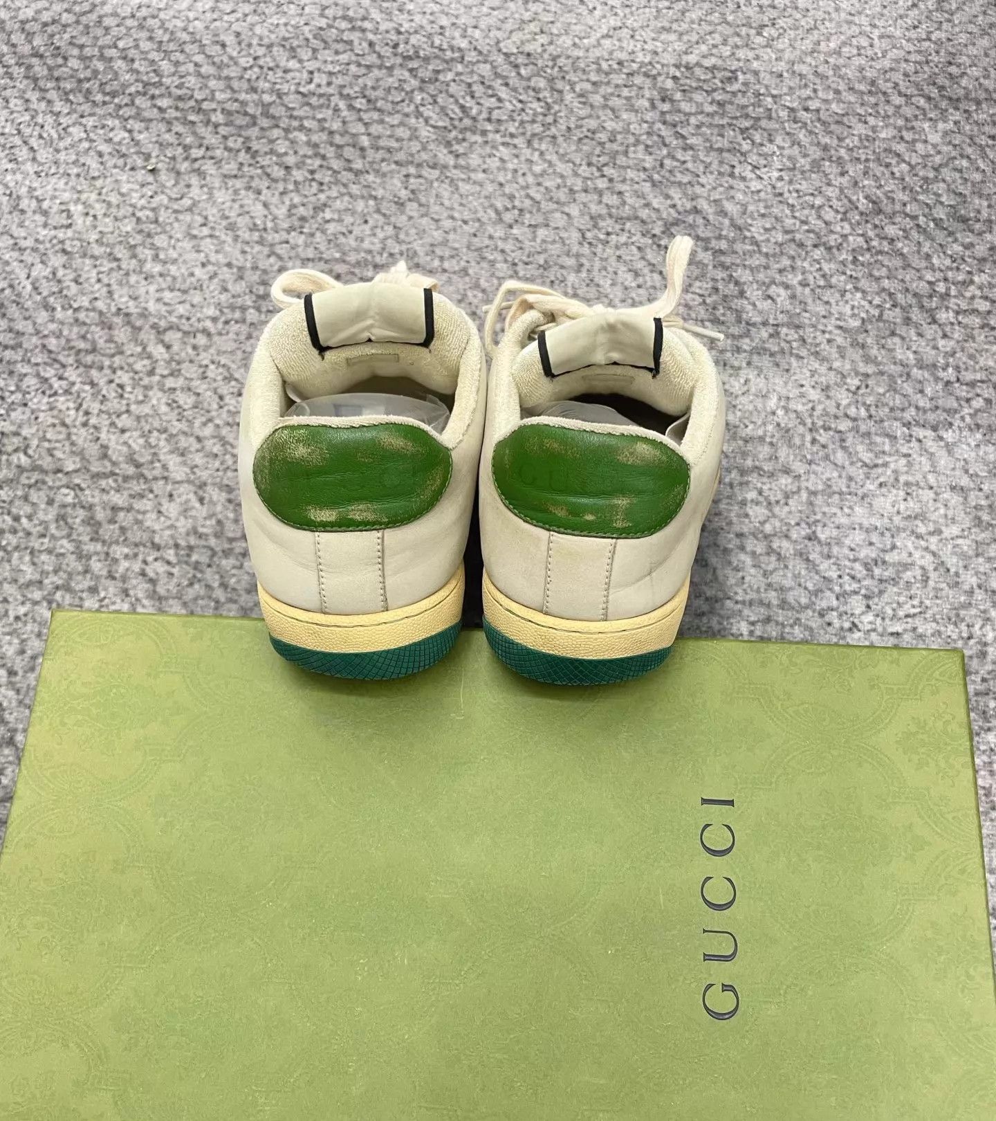 Gucci GUCCI Screener GG Enamel Dirty Sneaker UK8/EU42 Size US 9 / EU 42 - 6 Thumbnail