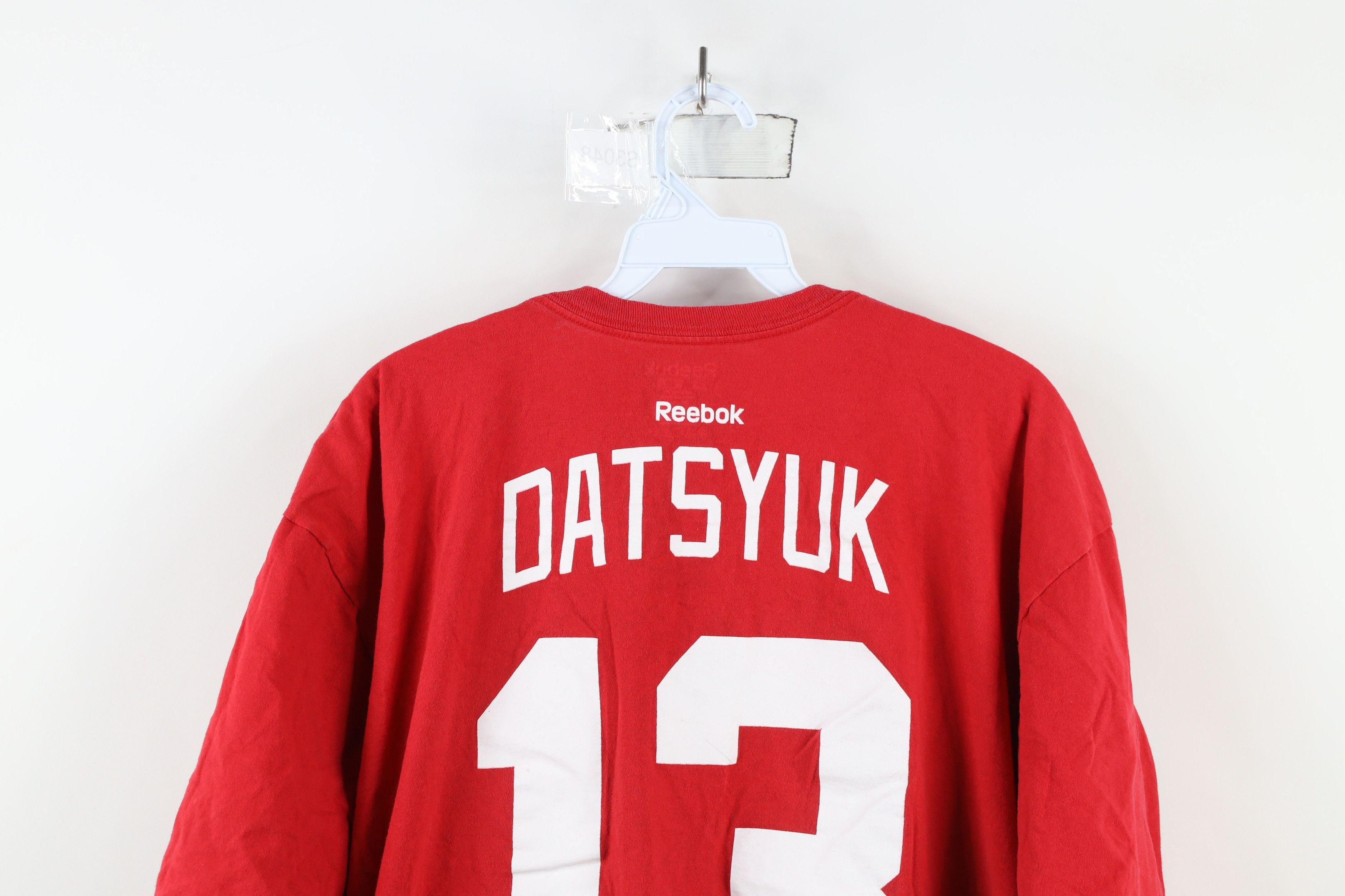 Reebok × Vintage Vintage Reebok Datsyuk Detroit Red Wings Hockey T-Shirt #13 Size US XXL / EU 58 / 5 - 11 Thumbnail
