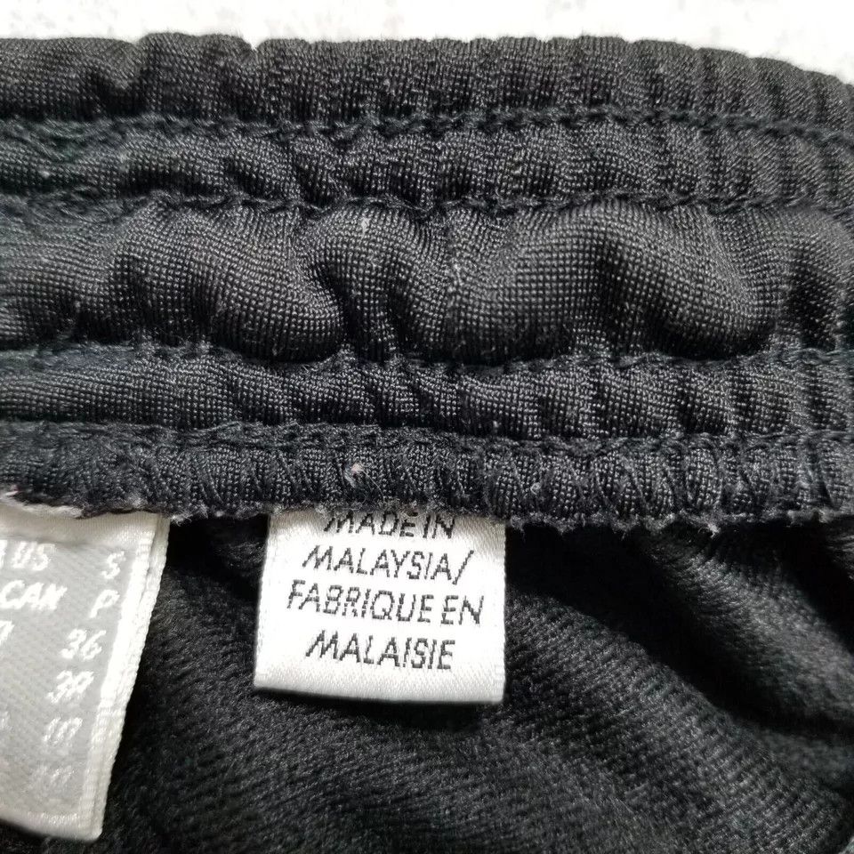 Puma Puma Track Pants Womens Small 32x31 Black Logo Stipes Jogger Size 32" / US 10 / IT 46 - 11 Thumbnail