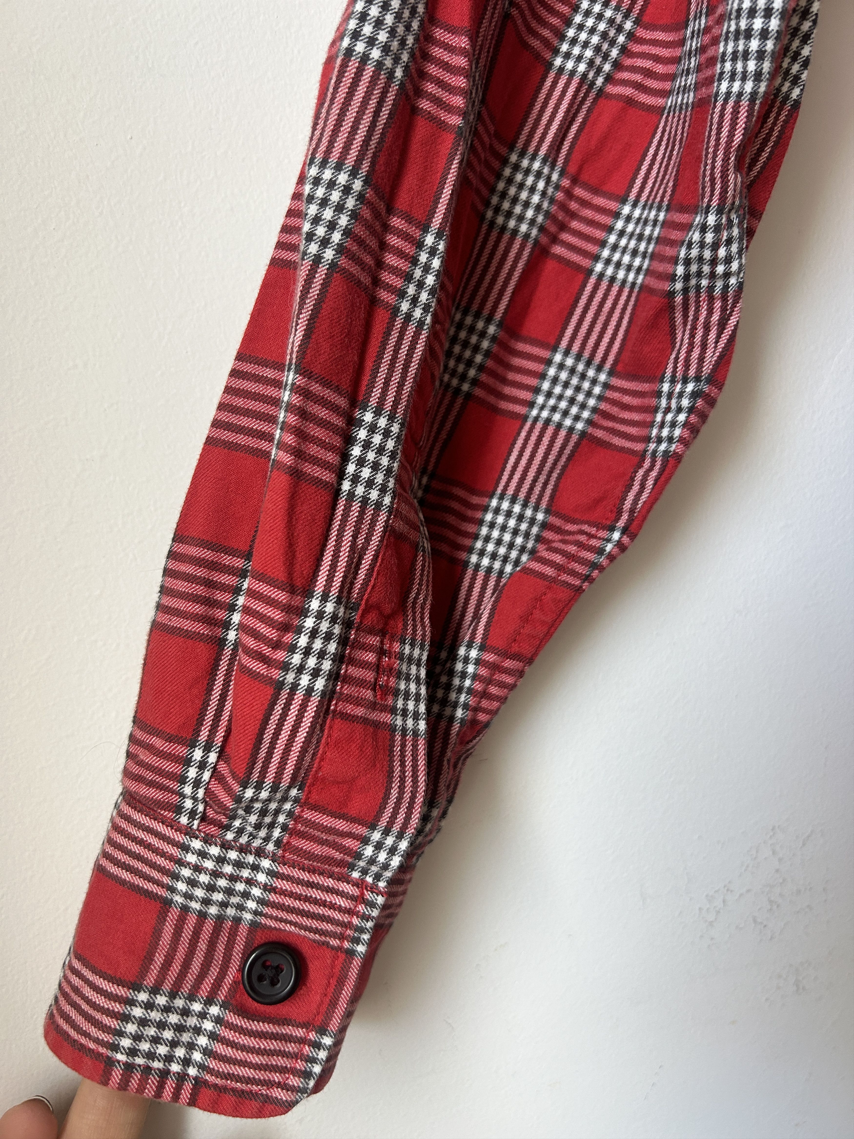 Supreme Red checks cotton button up Size US M / EU 48-50 / 2 - 5 Thumbnail