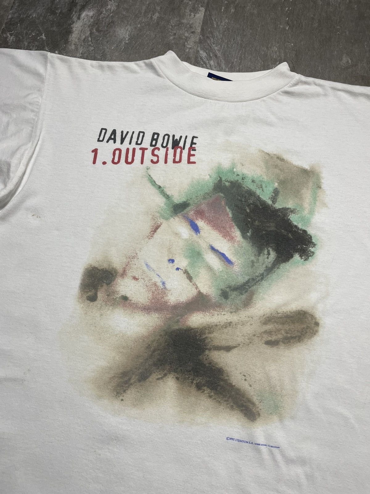 Band Tees David Bowie 1995 World Tour Vintage Concert T-Shirt Rare Art Size US L / EU 52-54 / 3 - 2 Thumbnail