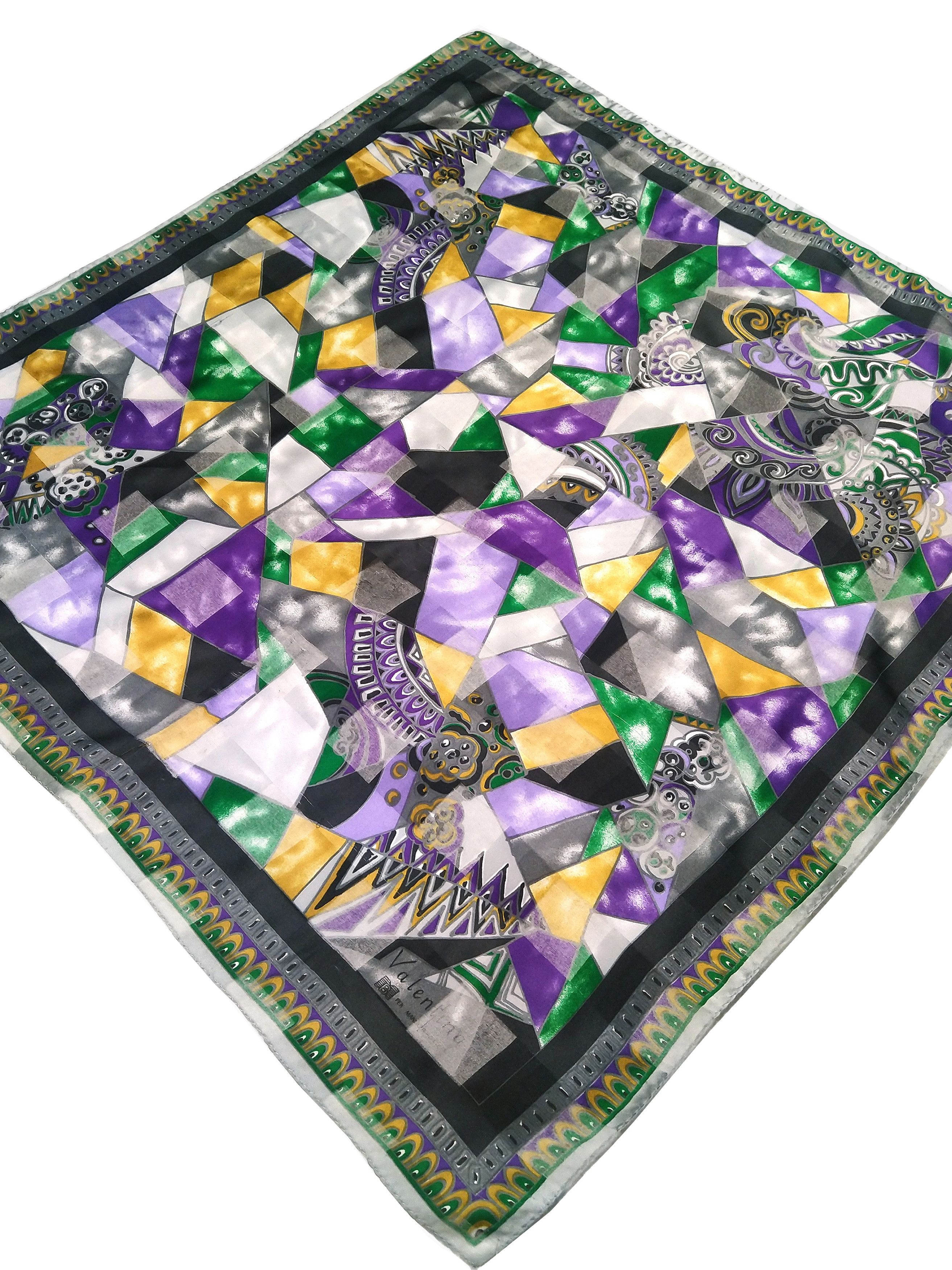 Vintage Manlio Bonetti Valentina Italian Vintage Silk Scarf Size ONE SIZE - 1 Thumbnail
