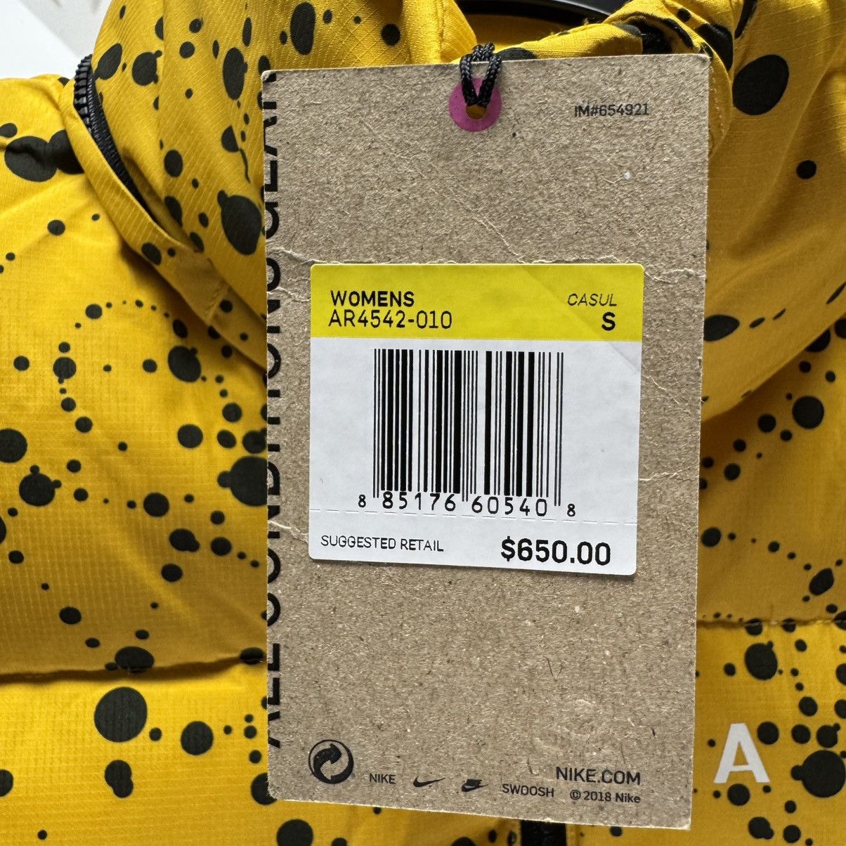 Goretex × Japanese Brand × Nike ACG NikeLab ACG Vest Gore-Tex Yellow Paint Splatter Womens S Size S / US 4 / IT 40 - 11 Thumbnail