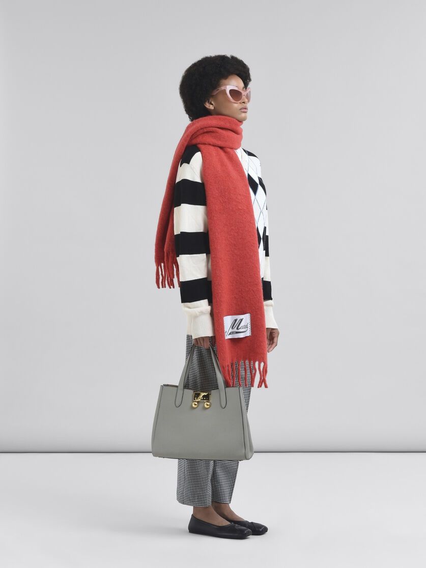 Marni o1f1d3z0326 Striped Argyle Jumper in Multicolor Size L / US 10 / IT 46 - 5 Thumbnail
