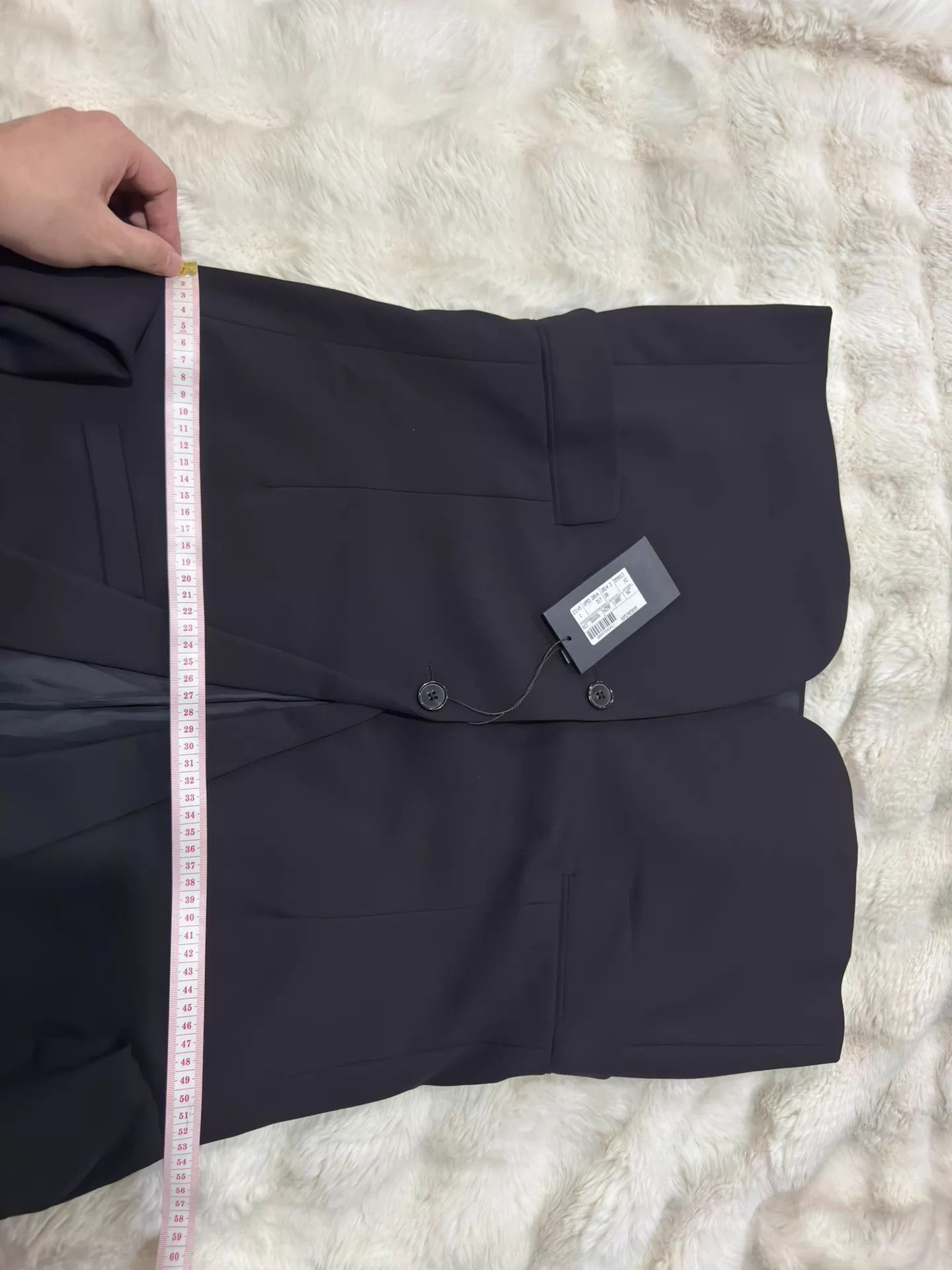 Yves Saint Laurent YSL Hedi Slimane Men's Suit 54 Sheepskin Sleeve New Size 54R - 8 Thumbnail