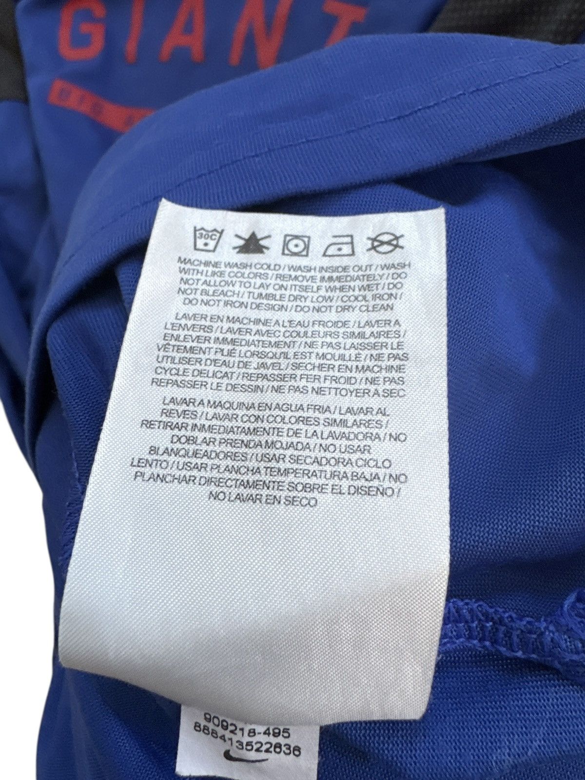 Nike New York Giants NY Nike Dri-Fit Long Sleeve Size US M / EU 48-50 / 2 - 6 Thumbnail