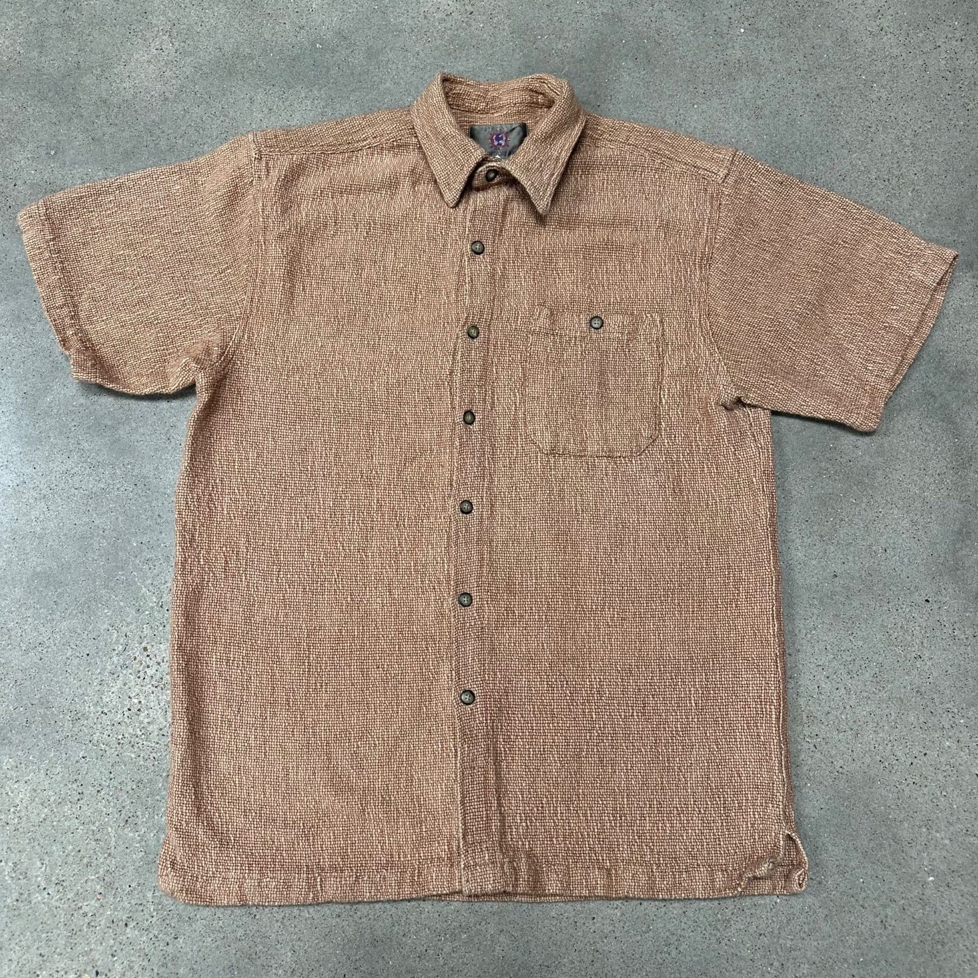 The Territory Ahead × Vintage Vintage The Territory Ahead Heavyweight Knit Button Up Shirt Size US L / EU 52-54 / 3 - 1 Thumbnail