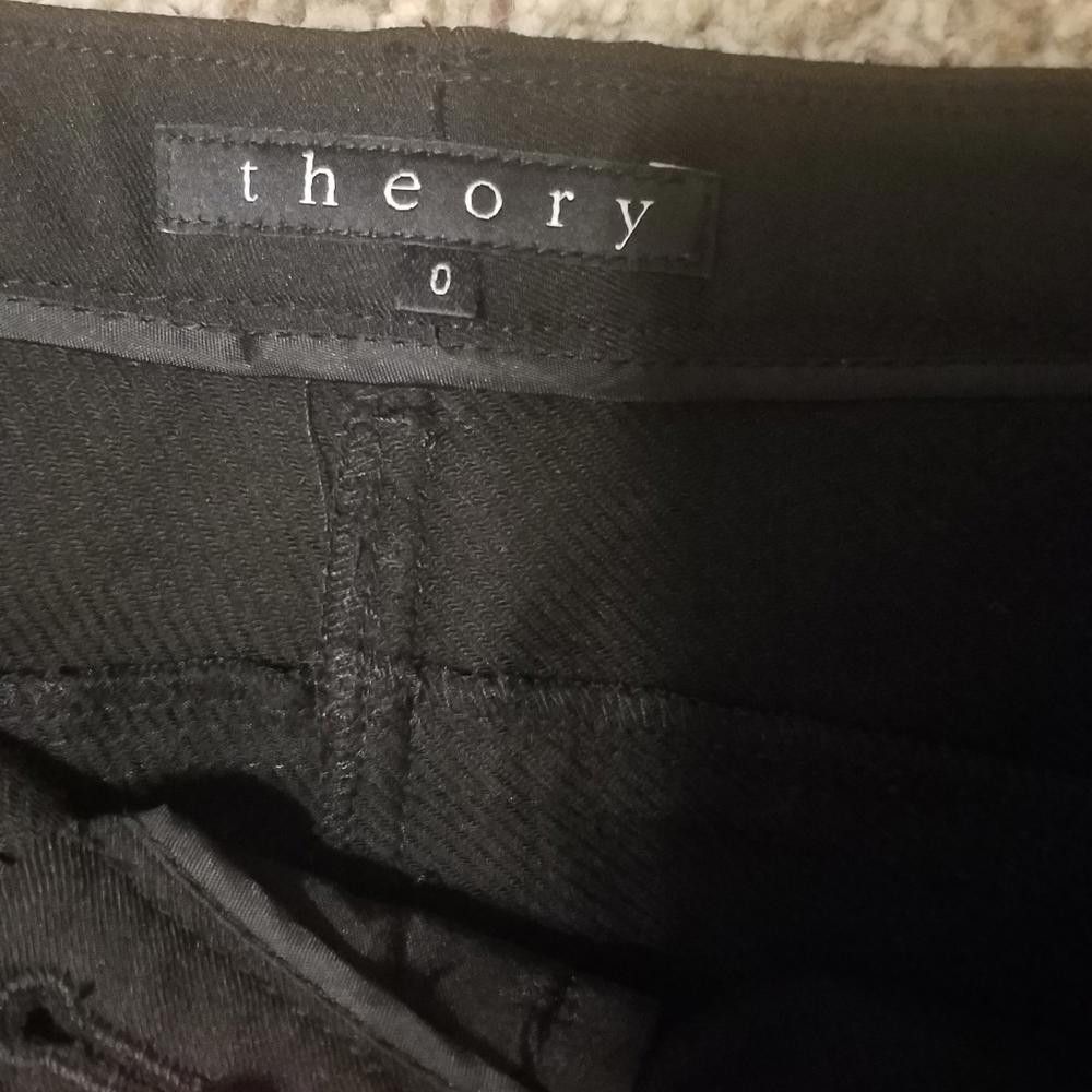 Theory Theory Black Trousers Size 0 Size 25" / US 0 / IT 36 - 4 Thumbnail