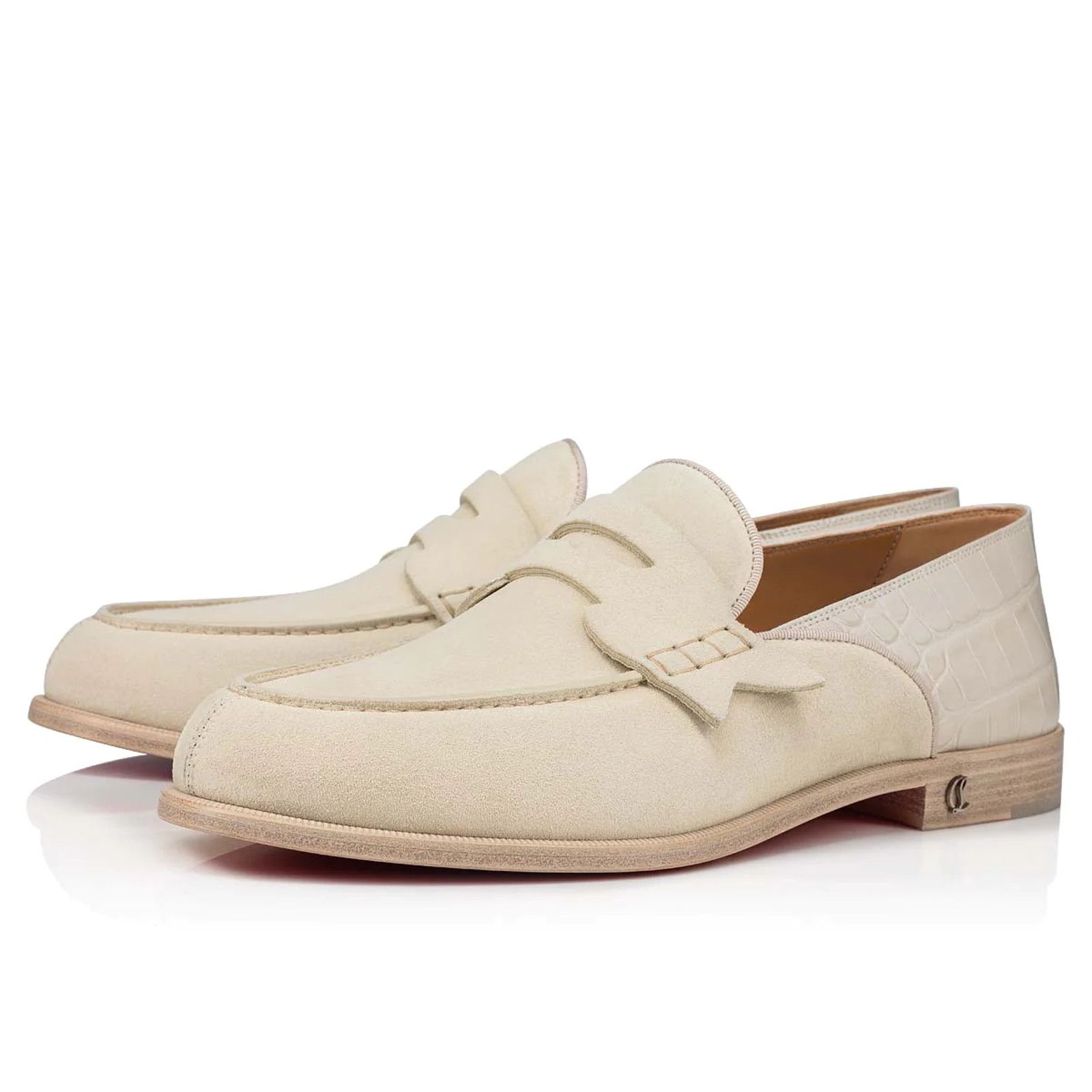 Christian Louboutin Christian Louboutin Panna Cotta Beige Dress Loafer 43 10 Size US 10 / EU 43 - 1 Thumbnail