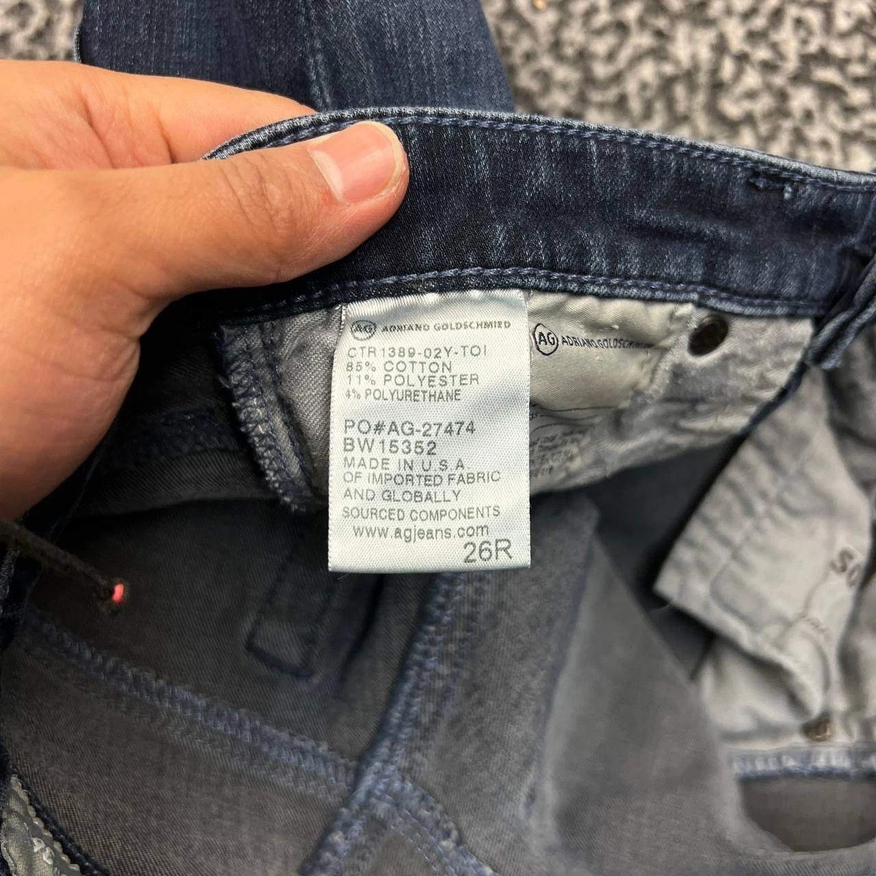 AG Adriano Goldschmied AG Adriano Goldschmied Legging Ankle Jeans 26R Denim 26x27 Size 26" / US 2 / IT 38 - 9 Thumbnail