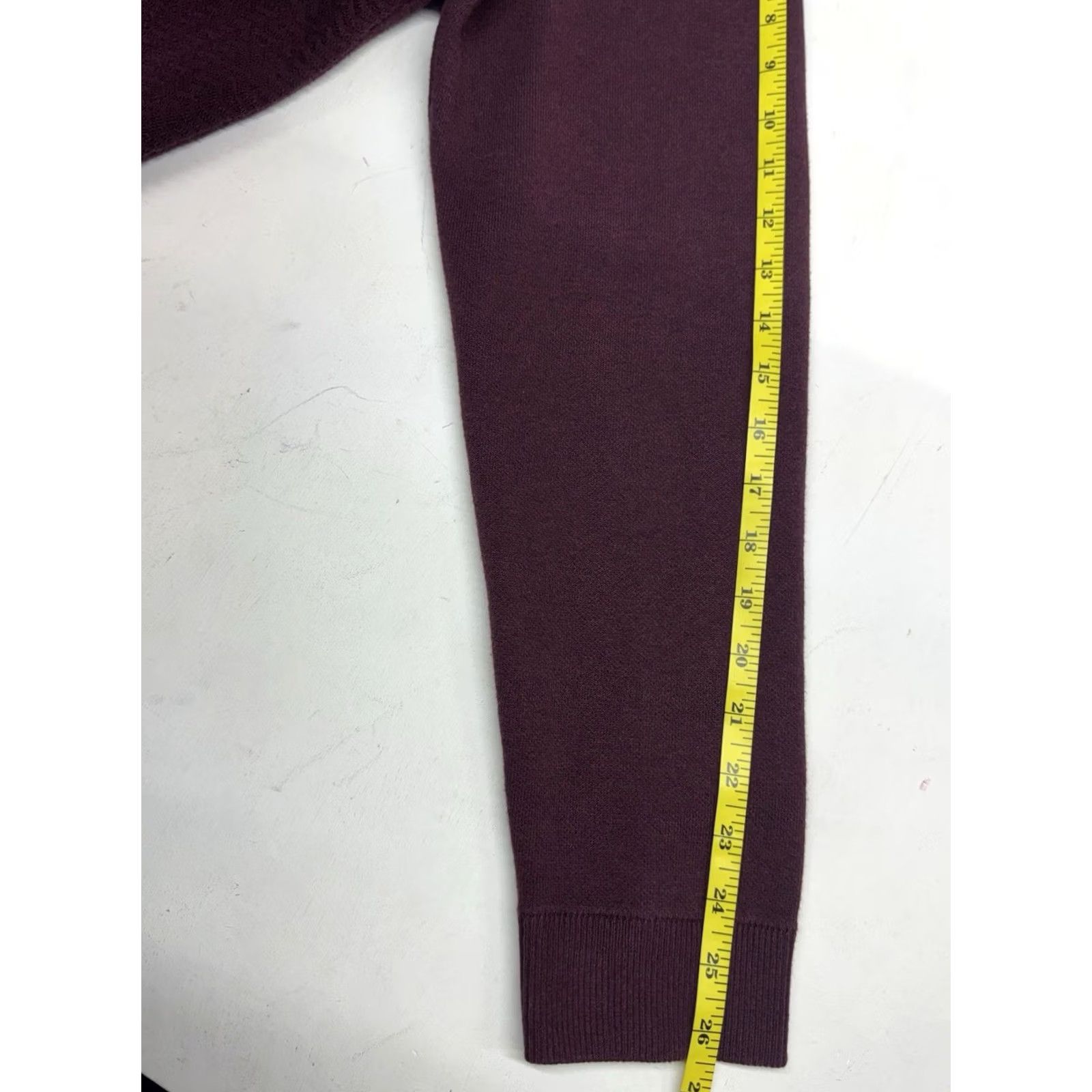 Vintage VINTAGE? (No) Buttercloth Sweater Mens XL Burgundy Pullover Long Sleeve Knit Collared Solid Regular Fit Knit Wool? Size US XL / EU 56 / 4 - 5 Thumbnail