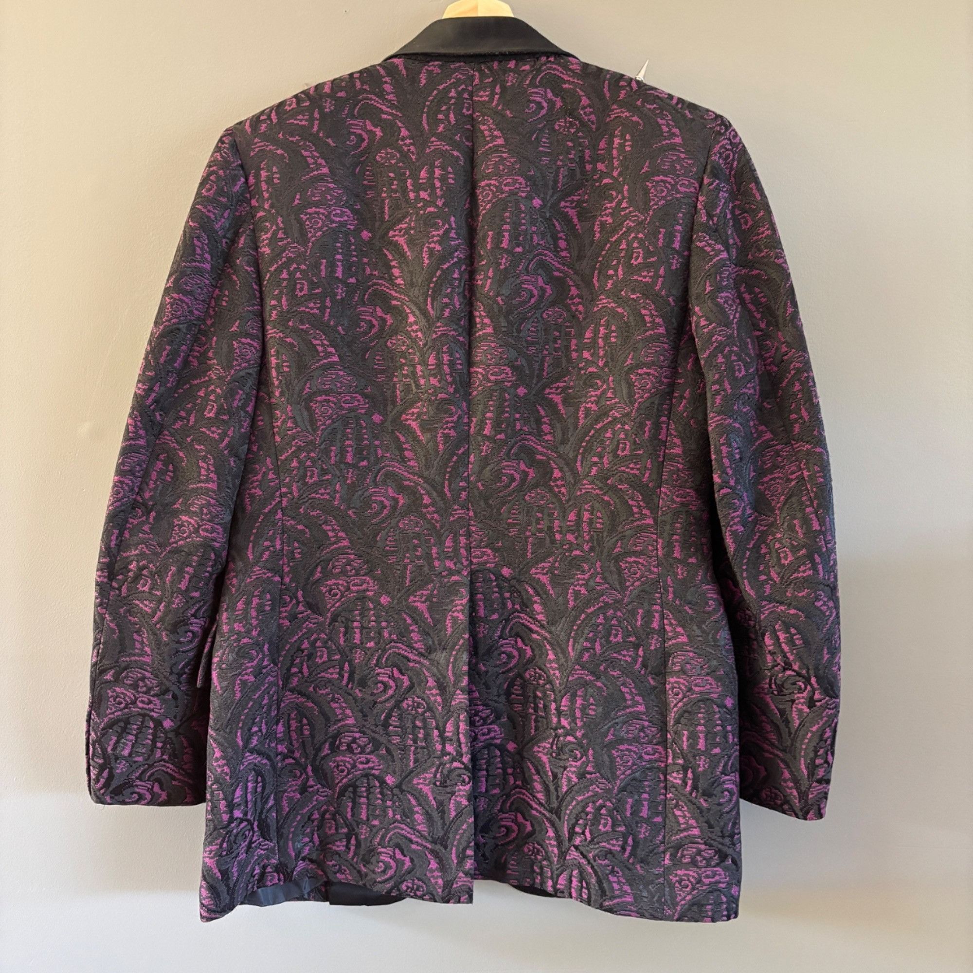 After Six Vintage 70s After Six Rudofker Paisley Brocade Tuxedo Jacket Size 36S - 2 Thumbnail