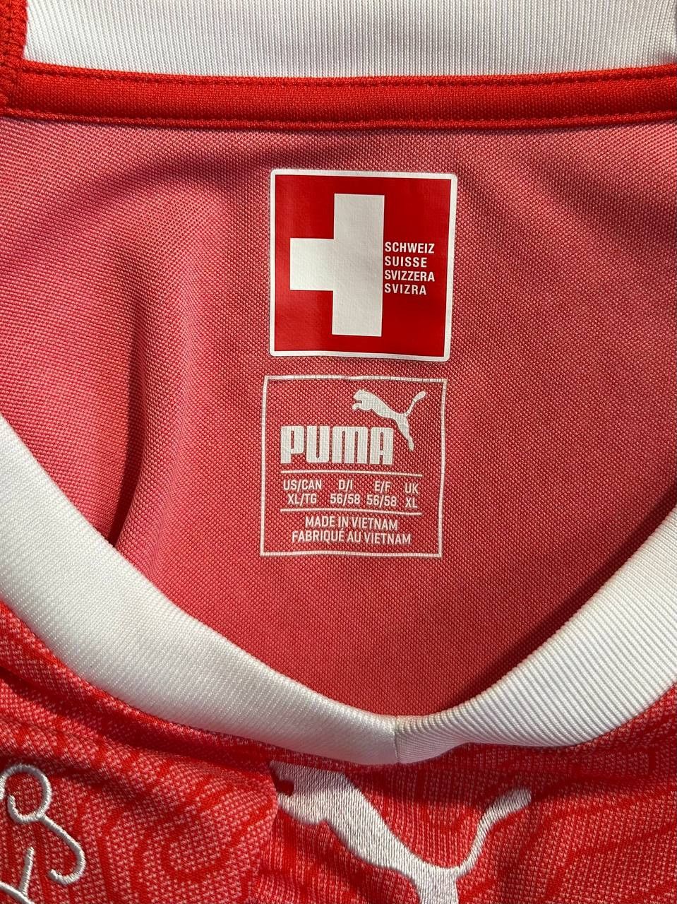 Puma Switzerland 2018 2020 home Puma football shirt jersey Swiss Size US XL / EU 56 / 4 - 7 Thumbnail