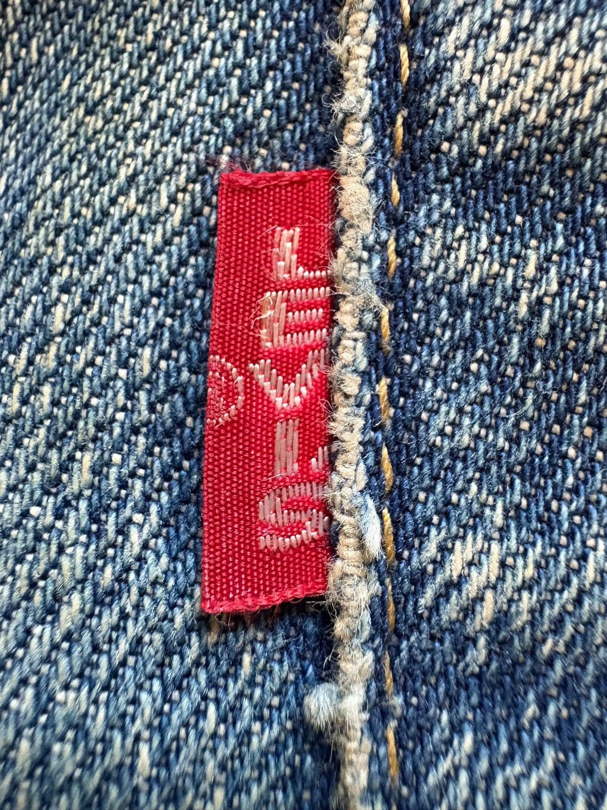 Levi's Vintage 80s Levis 503BXX Big E Selvedge Mud Wash Loose Jean Size US 30 / EU 46 - 10 Thumbnail