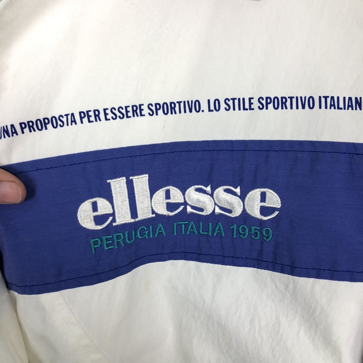 Japanese Brand 🔥90’s VINTAGE BOMBER JACKET ELLESSE BIG LOGO STREETWEAR Size US L / EU 52-54 / 3 - 13 Thumbnail