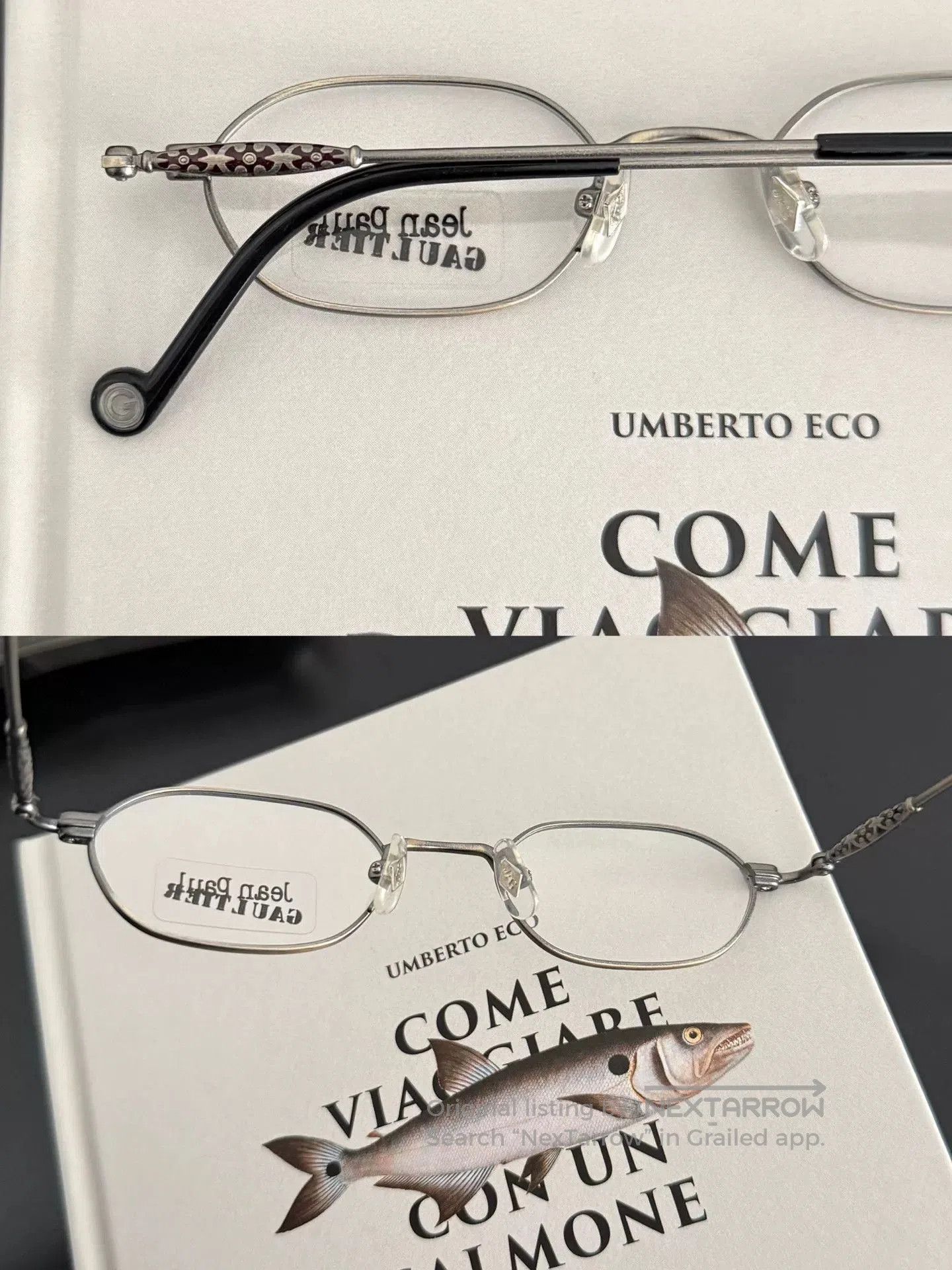 Jean Paul Gaultier Jean Paul Gaultier Runway Titanium Glasses. Size ONE SIZE - 8 Thumbnail