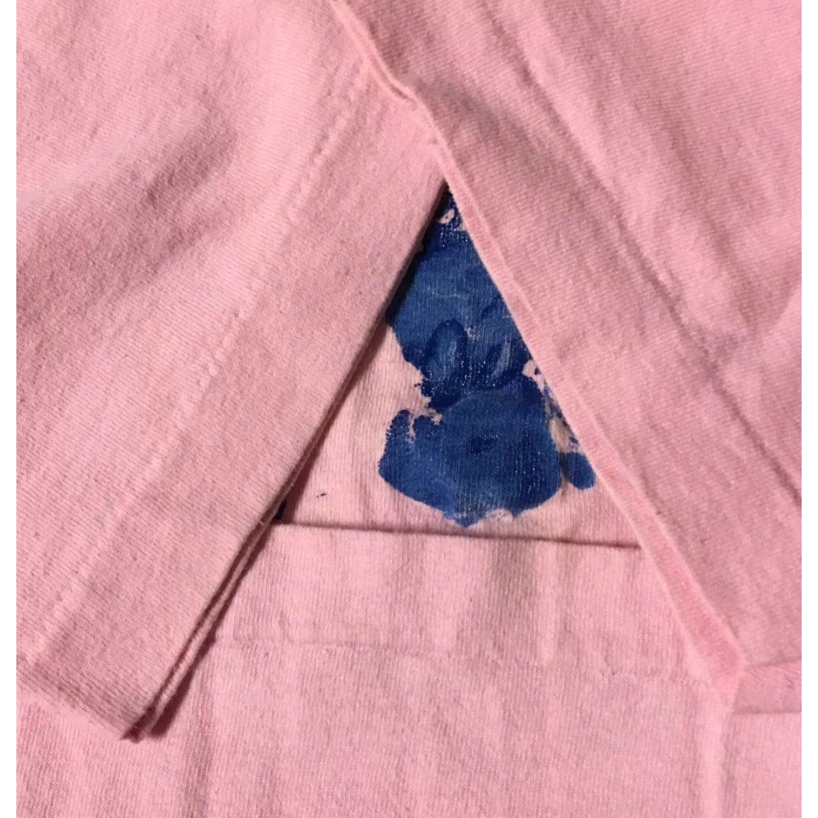 Fruit Of The Loom VINTAGE FOTL Grandma Hand Print Paint Shirt L USA Pink 90s Grunge Fruit of the Loom Mens T-Shirt Women's? Size US L / EU 52-54 / 3 - 3 Thumbnail