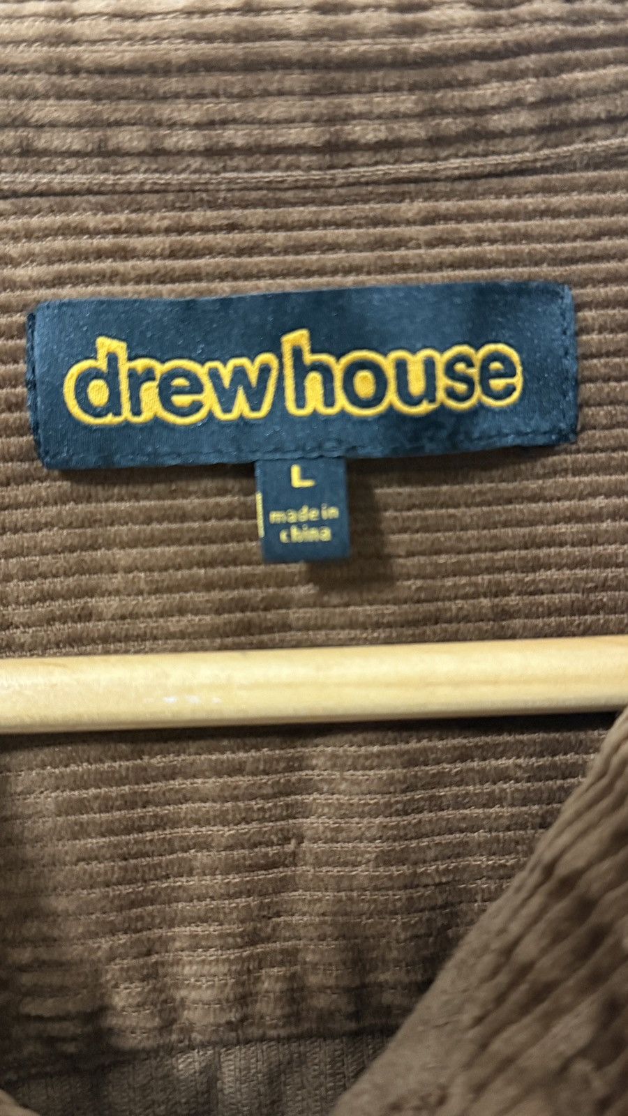 Drew House Drew House Corduroy Button Down Shirt (Ssense Exclusive) Size US L / EU 52-54 / 3 - 3 Thumbnail