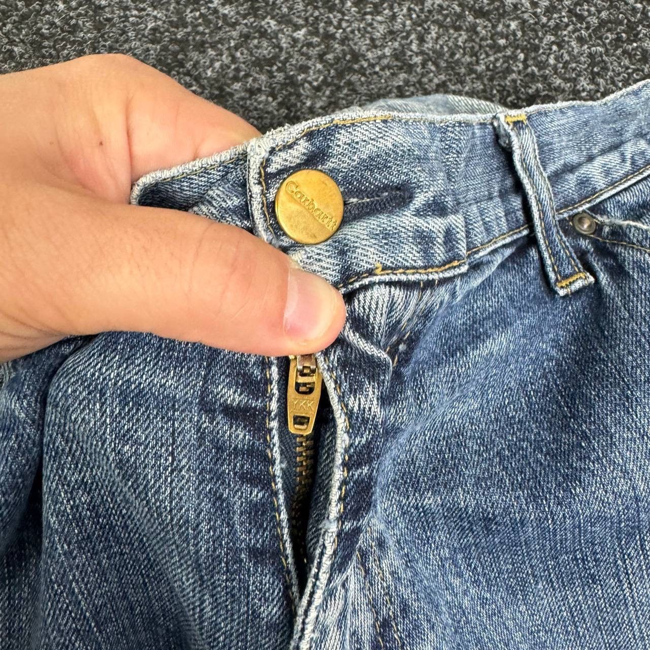 Carhartt Carhartt carpenter distressed denim jeans skater avant-garde Size US 32 / EU 48 - 7 Thumbnail