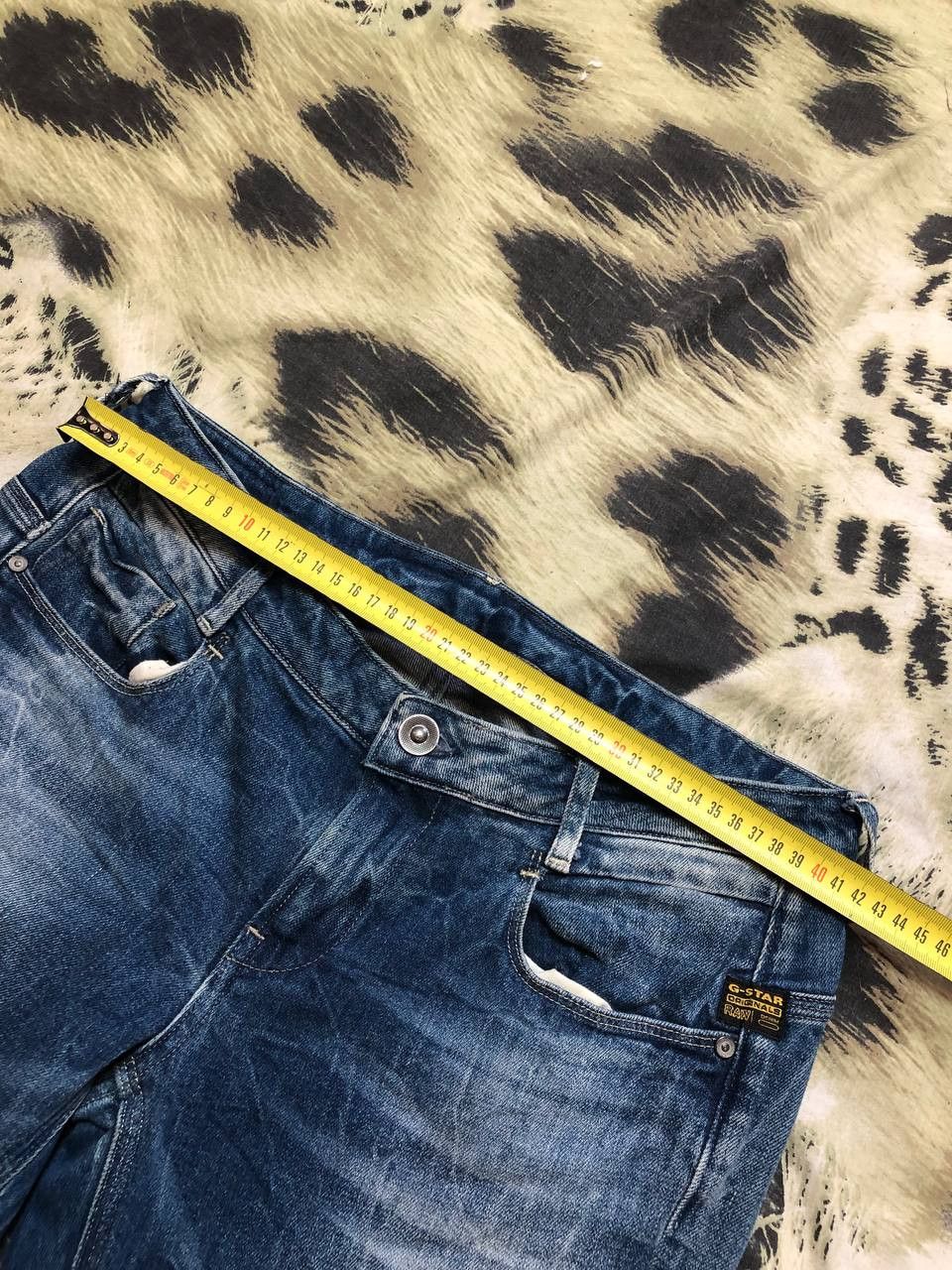 G-Star G STAR Blue Faded Distressed Denim Jeans STREETWEAR Size US 31 - 4 Thumbnail