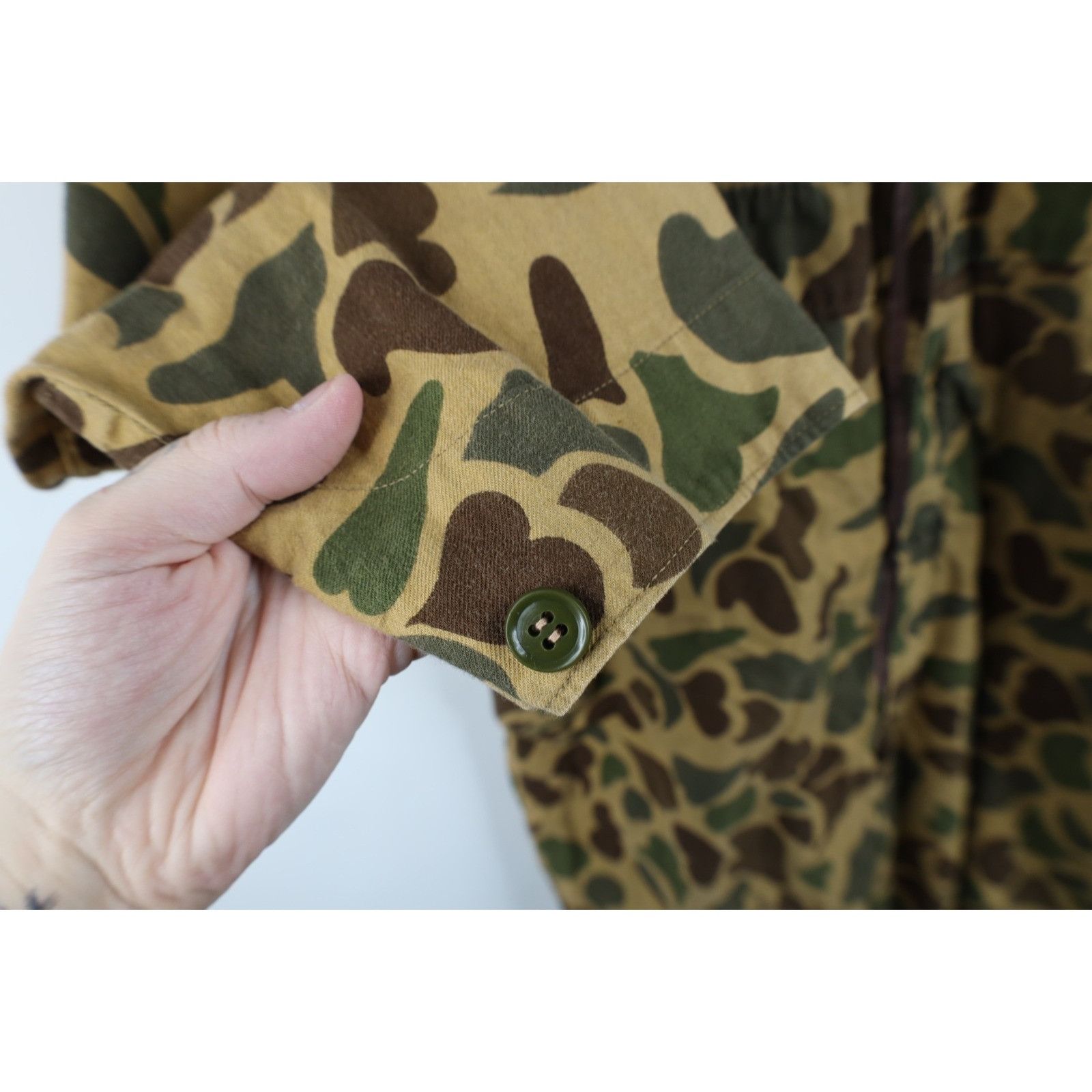 Vintage Vintage 70s Streetwear Frogskin Camouflage Coveralls Size US S / EU 44-46 / 1 - 6 Thumbnail