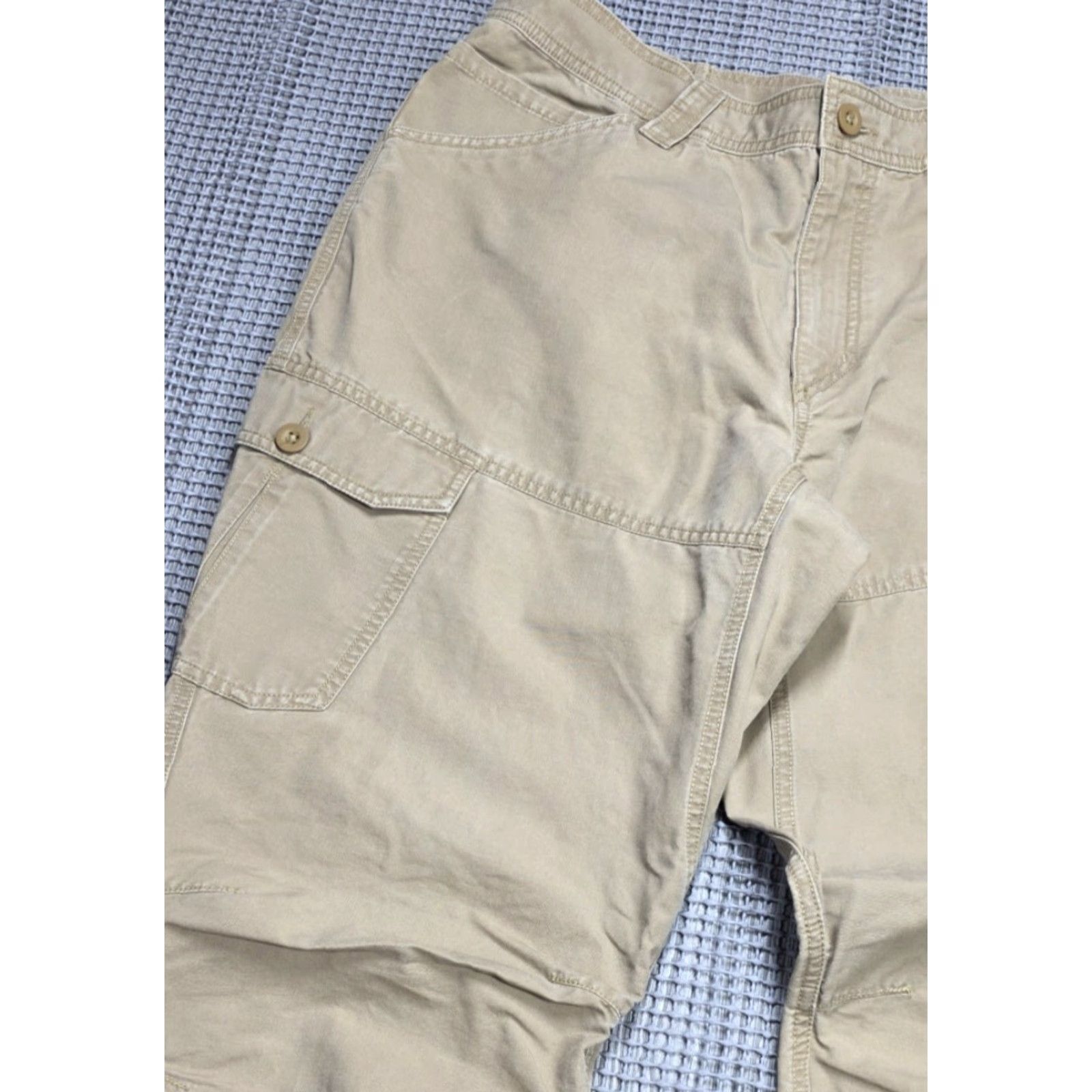 The North Face VINTAGE The North Face Pants Mens 38 Beige Canvas Cargo 5-Pocket 31 Inseam Regular Straight Twist: 90s, officer, field Size US 38 / EU 54 - 6 Thumbnail