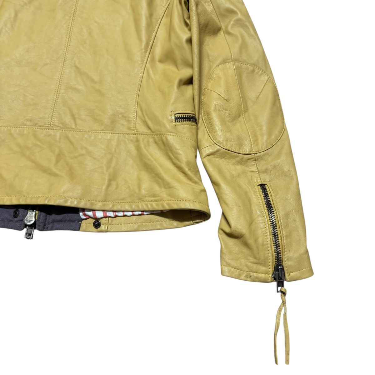 Leather S.W.O.R.D Gold Leather Jacket Size L / US 10 / IT 46 - 10 Thumbnail
