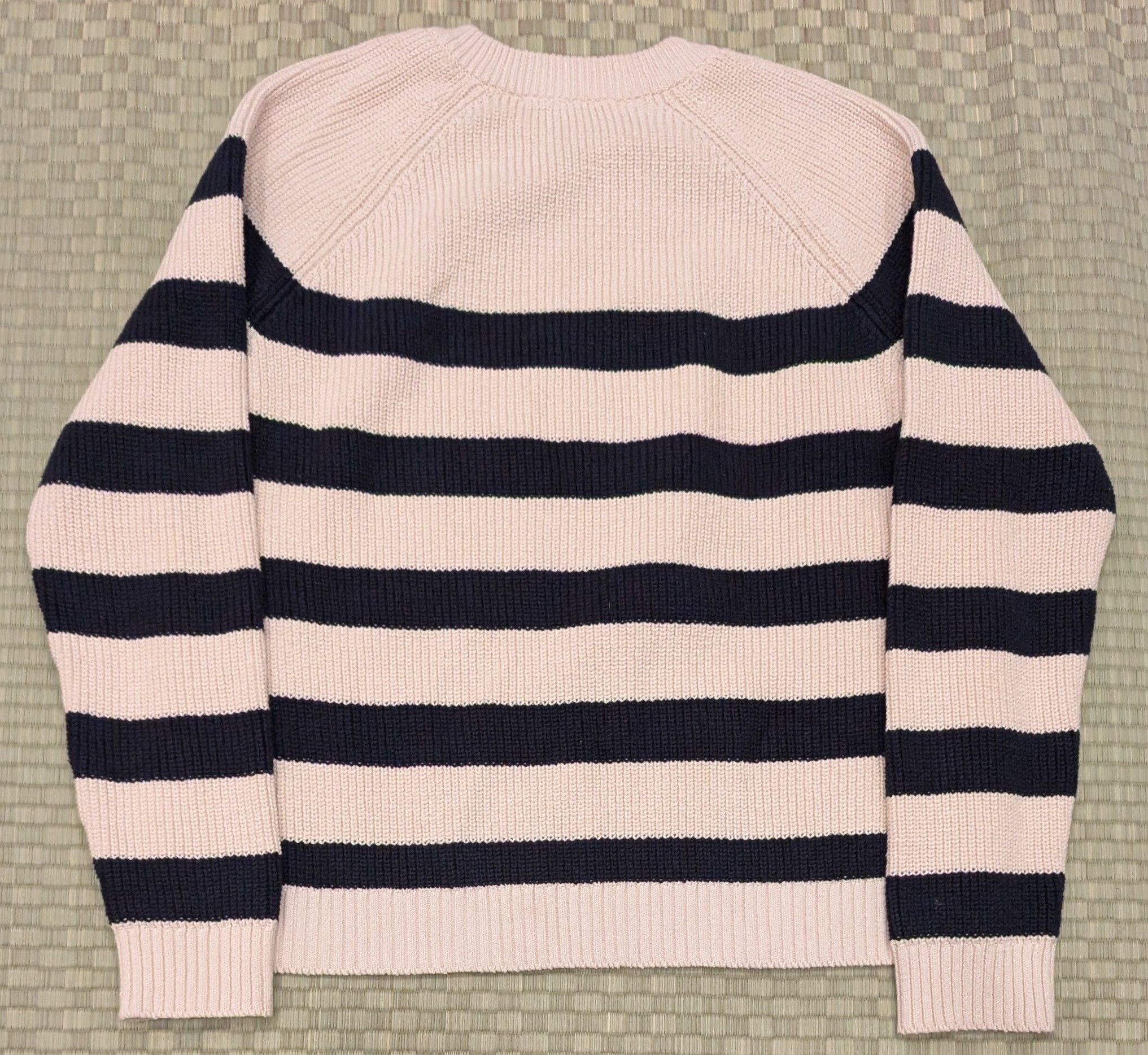 Sezane Sezane Gary Stripe Organic Cotton Knit Jumper Made in Italy Size S / US 4 / IT 40 - 2 Thumbnail