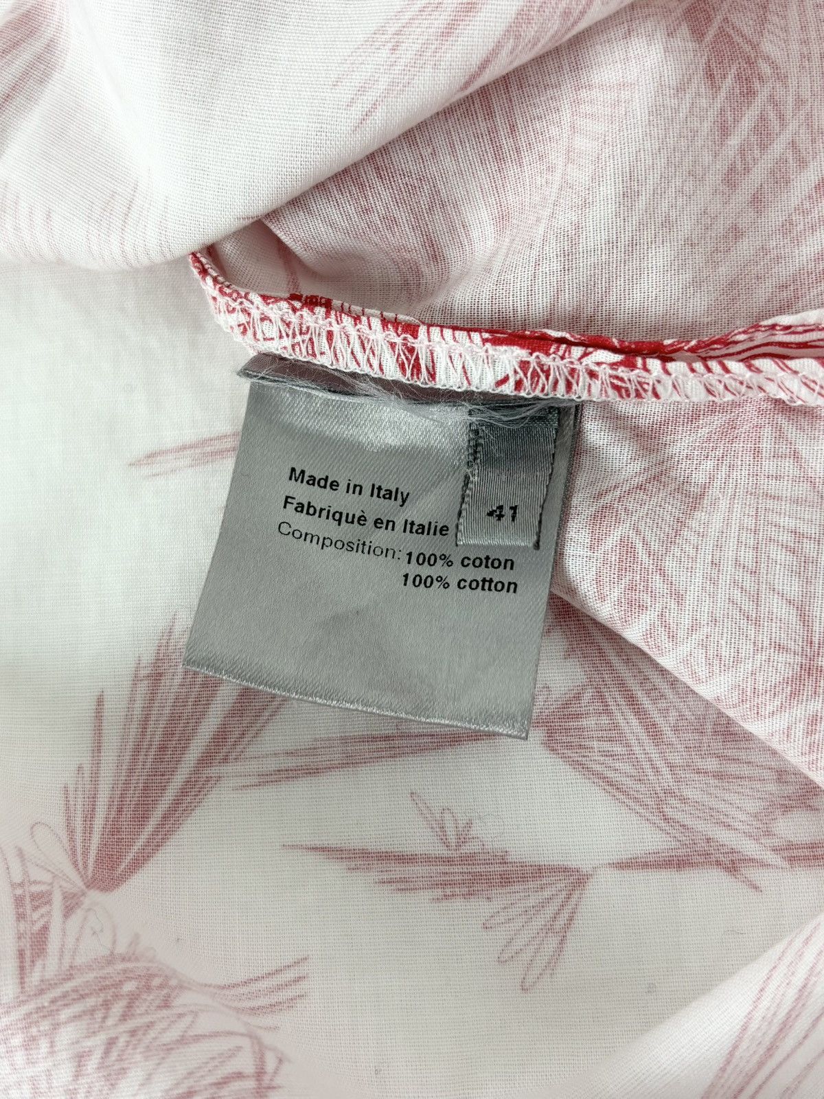 Dior × Hedi Slimane S/S 2003 “Follow Me“ Floral Shirt (SS03, Runway, Homme) Size US L / EU 52-54 / 3 - 10 Thumbnail