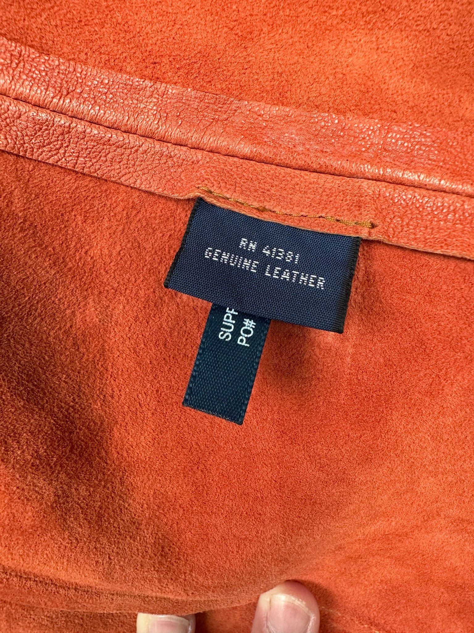 Ralph Lauren Orange And Green Cowboy Jacket Size XS / US 0-2 / IT 36-38 - 8 Thumbnail