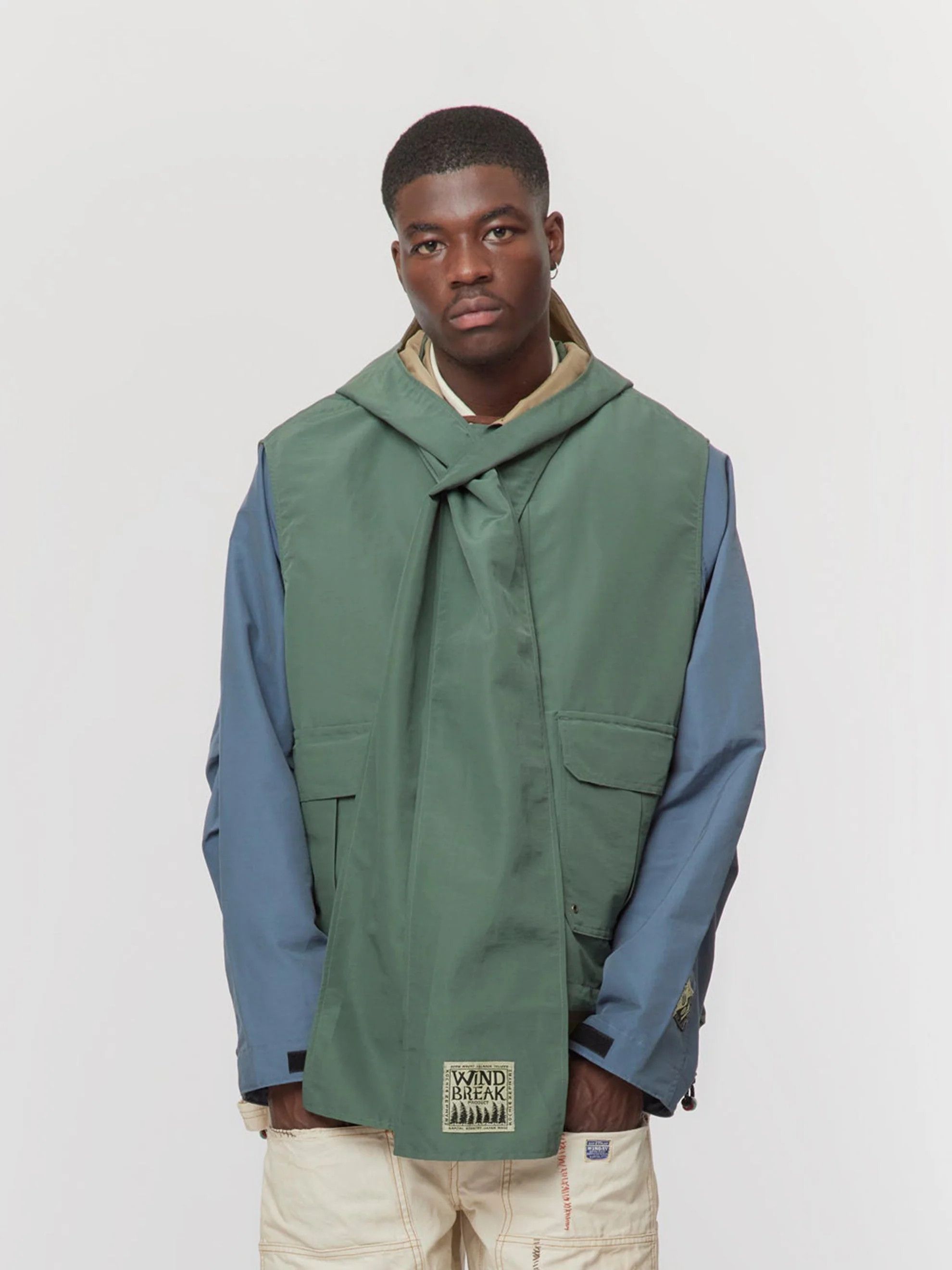 Kapital $781 Kapital 60/40 Cloth Hooded GALE Vest Size US XXL / EU 58 / 5 - 2 Thumbnail