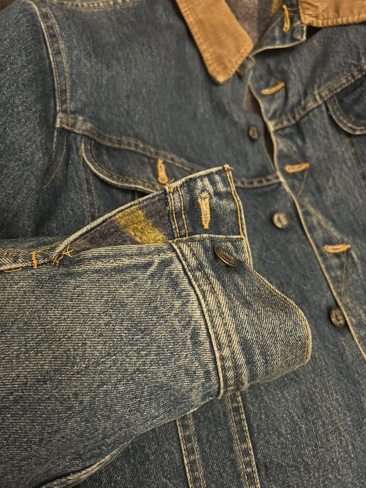 Carhartt × Lee 80s LEE Storm rider denim work jacket Size US L / EU 52-54 / 3 - 6 Thumbnail