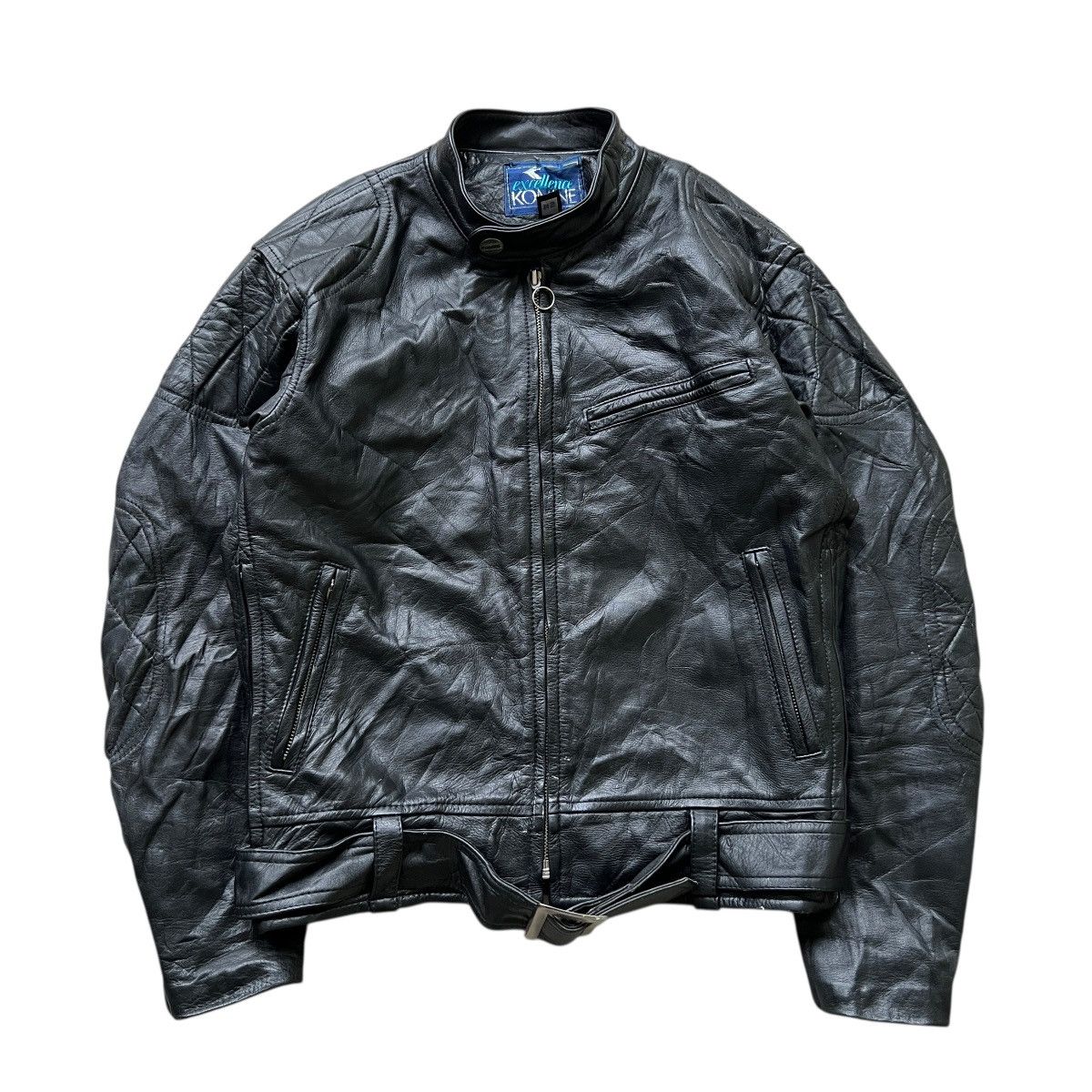 Kadoya KADOYA Black Star Leather Riders Jacket | Grailed