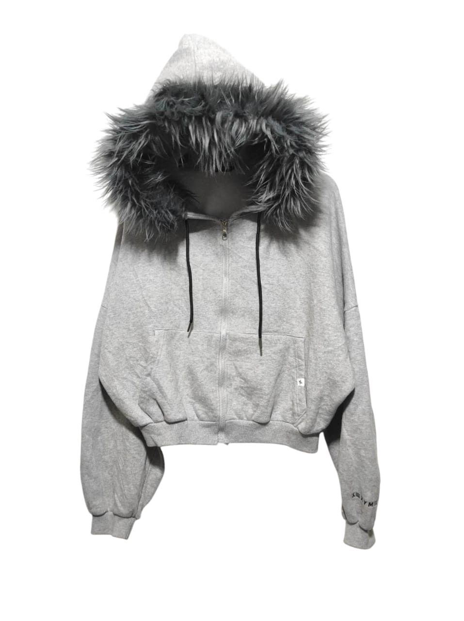 MeisMe メイスム　Eco fur hoodie MAISON MARGIELA Summer Chiné Knit Hoodie - Wrong Weather