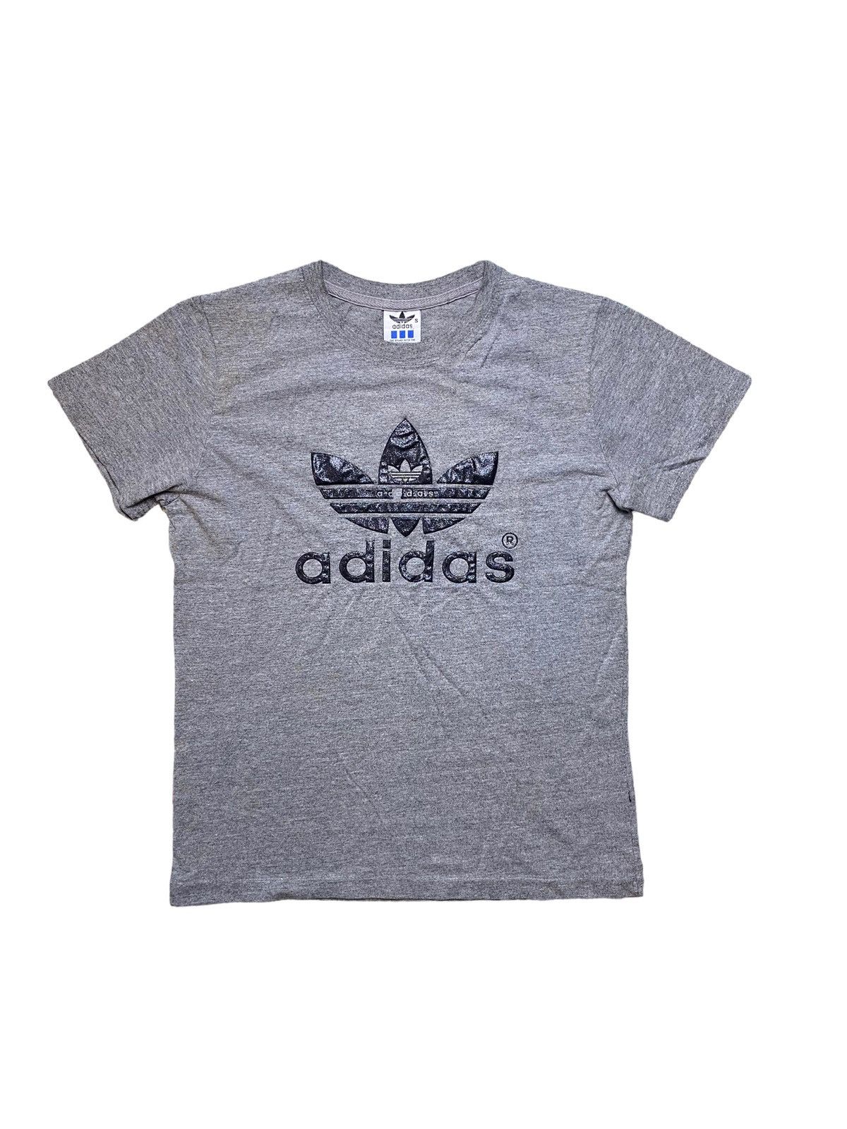 Adidas Flower Logo T Shirt Vintage Adidas Tropical Flowers Trefoil