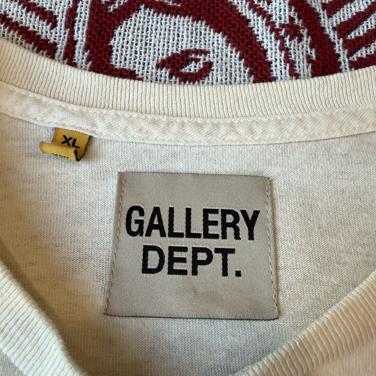 Gallery Dept. Gallery Dept. Vintage French Tee Cream White Size XL Size US XL / EU 56 / 4 - 5 Thumbnail