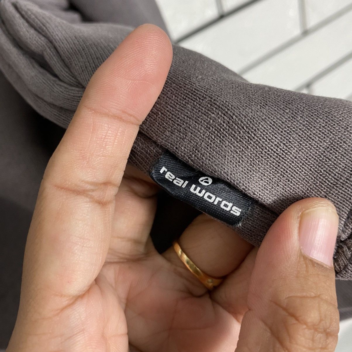 Japanese Brand Real Words Fast Big Logo Sweatshirt Issey Miyake Size US L / EU 52-54 / 3 - 14 Thumbnail