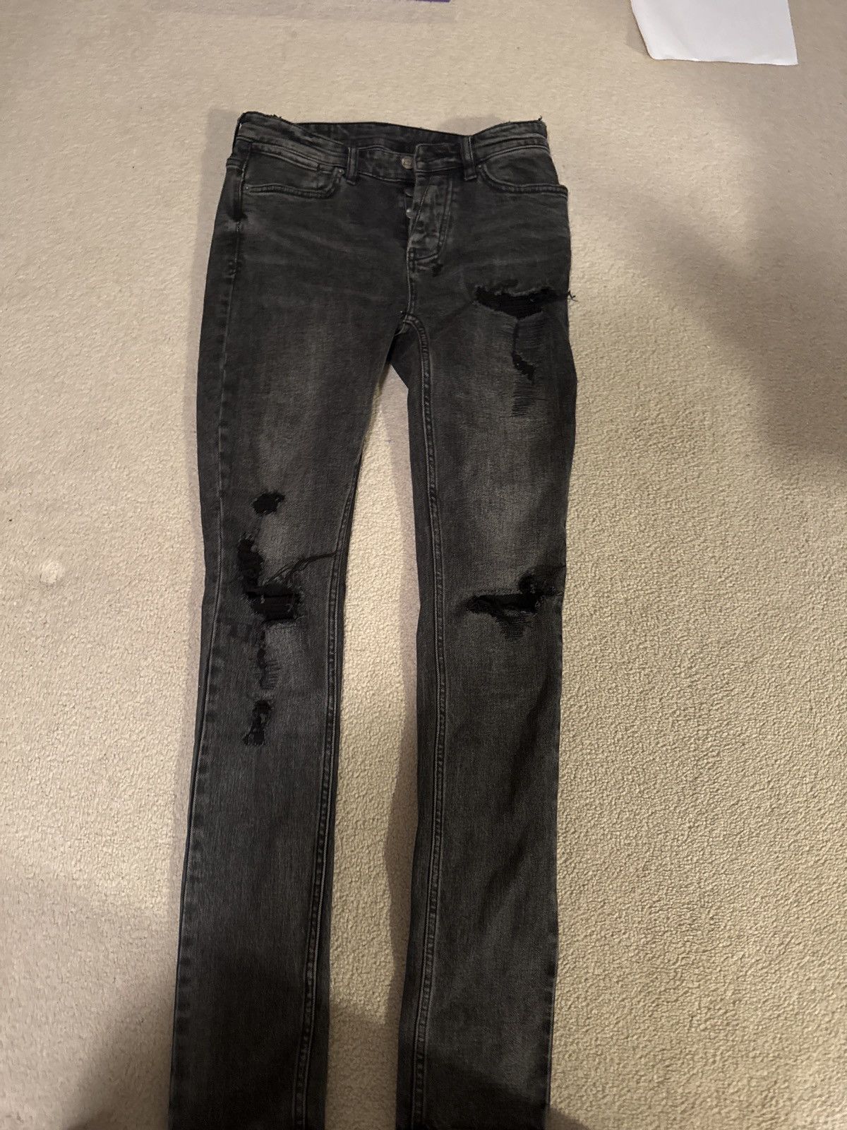 Ksubi Ksubi Van Winkle Angst Trashed Skinny Jeans Size US 28 / EU 44 - 7 Thumbnail