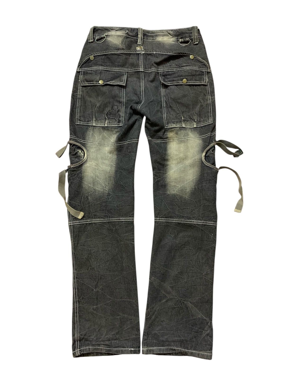 Tornado Mart Japanese Brand Aston Design Mud Washed Denim LGB ISHII Size US 33 - 2 Thumbnail